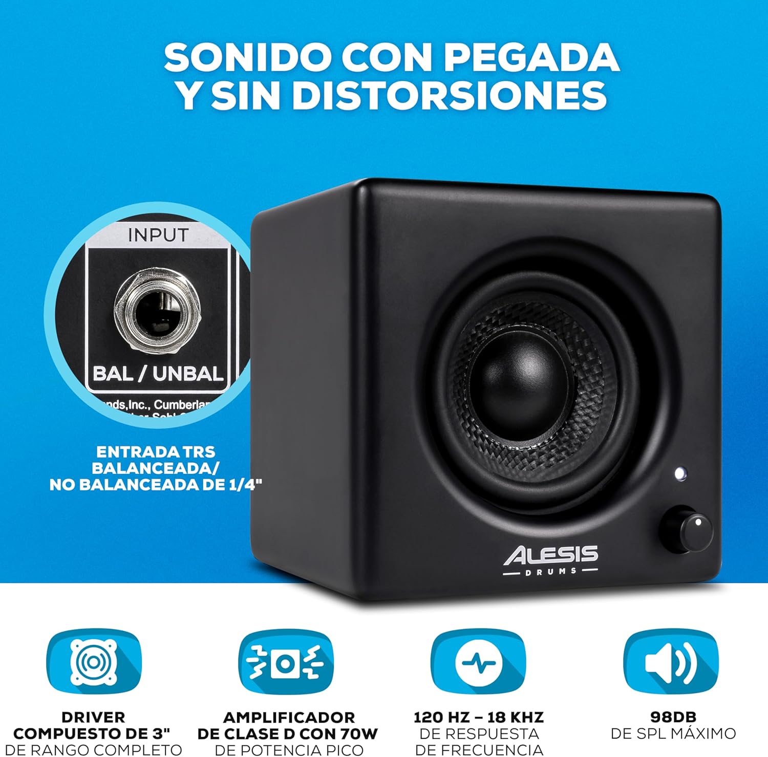 Alesis Nitro Max Kit Batería Electrónica con Parches Silenciosos de Malla, Caja de Doble Zona de 10