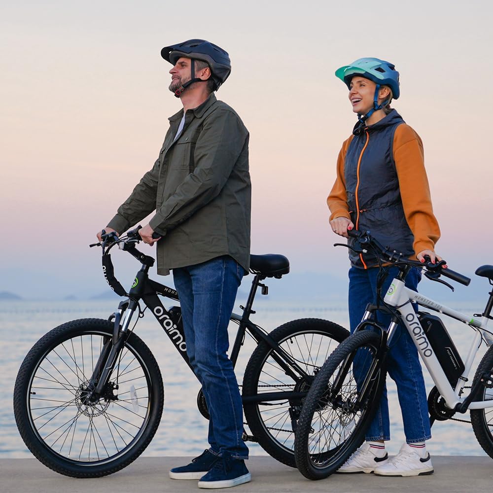 2025 Bicicleta eléctrica todoterreno para adultos Oraimo Monster 100 – Motor BAFANG 350W (pico 500W)