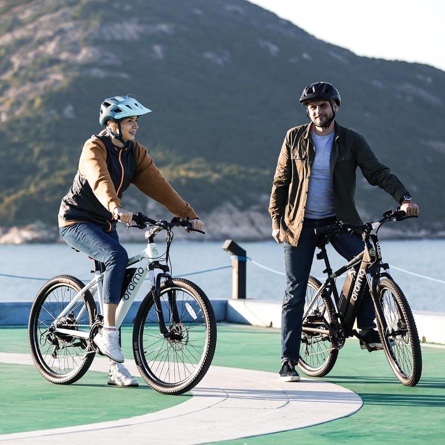 2025 Bicicleta eléctrica todoterreno para adultos Oraimo Monster 100 – Motor BAFANG 350W (pico 500W)