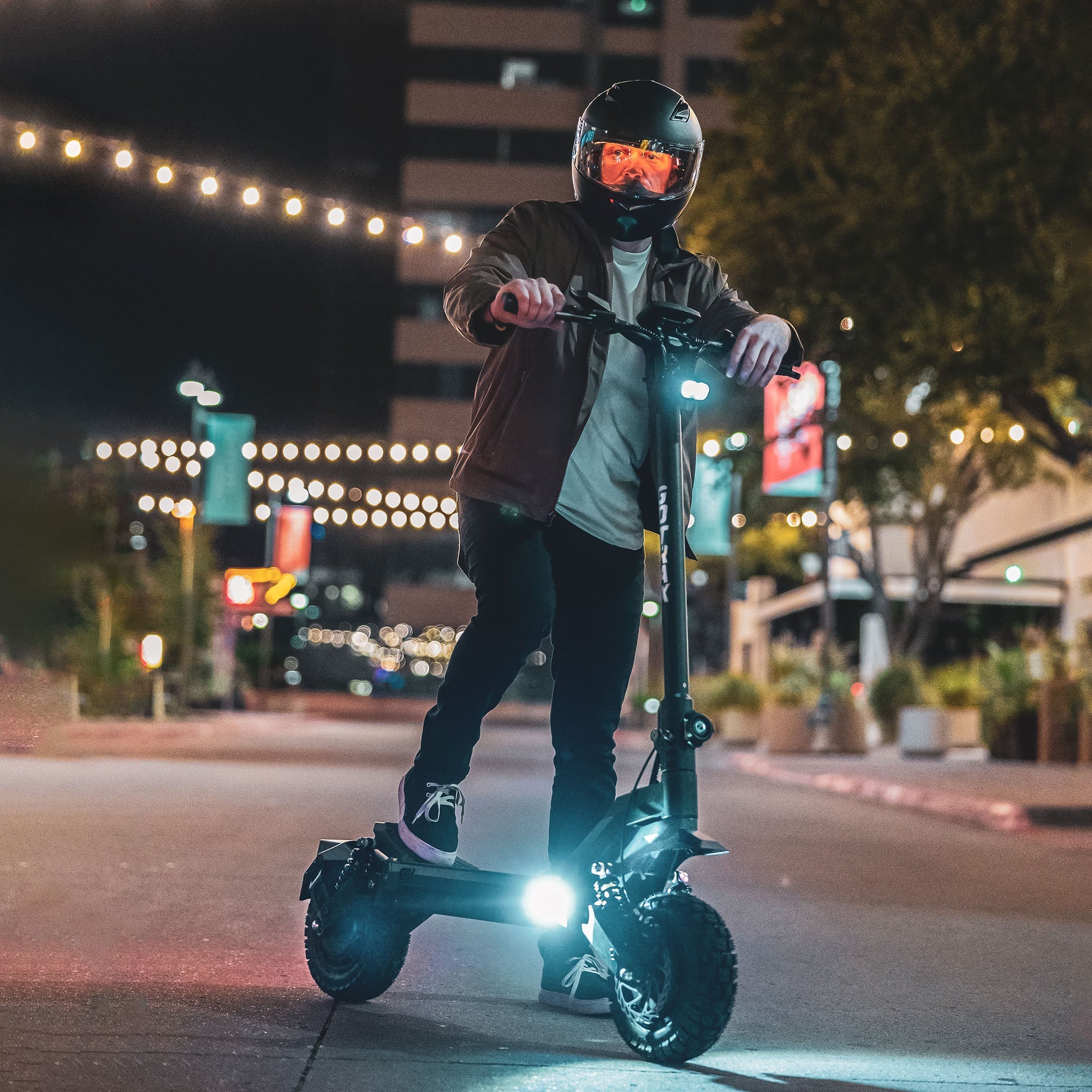 2025 Gotrax GX3 Patinete Eléctrico Todoterreno – Doble Motor Potente, Velocidad Máxima 64 km/h, Neumáticos Todoterreno