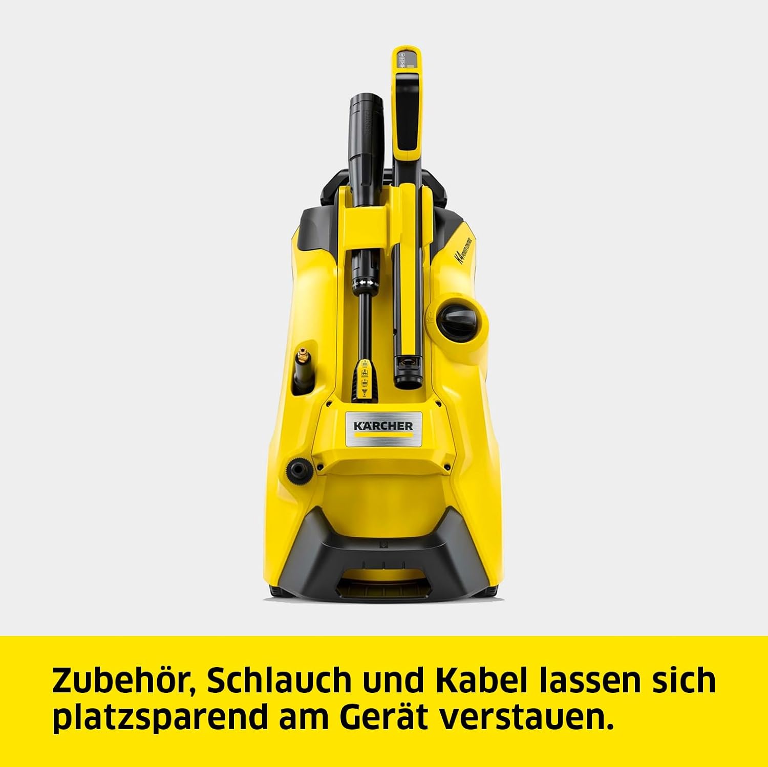 Kärcher Hidrolimpiadora K 4 Power Control, presión: 130 bar, caudal: 420 l/h, rendimiento: 30 m²/h, filtro de agua, 11,5 kg, pistola y manguera de alta presión, boquilla turbo, lanza pulverizadora