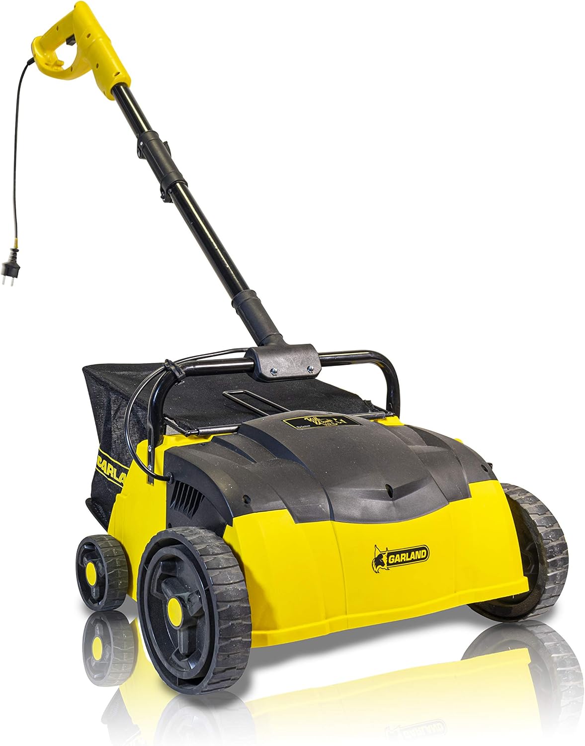 Garland Roll&Comb 502E-V19 - Peinadora/Barredora césped artificial eléctrica enchufable - 1.600 W de potencia, 15'6 kg de peso, ancho de trabajo 40 cm con altura regulable. Saco de recogida de 40 l. Apto para superficies hasta 350 m2.