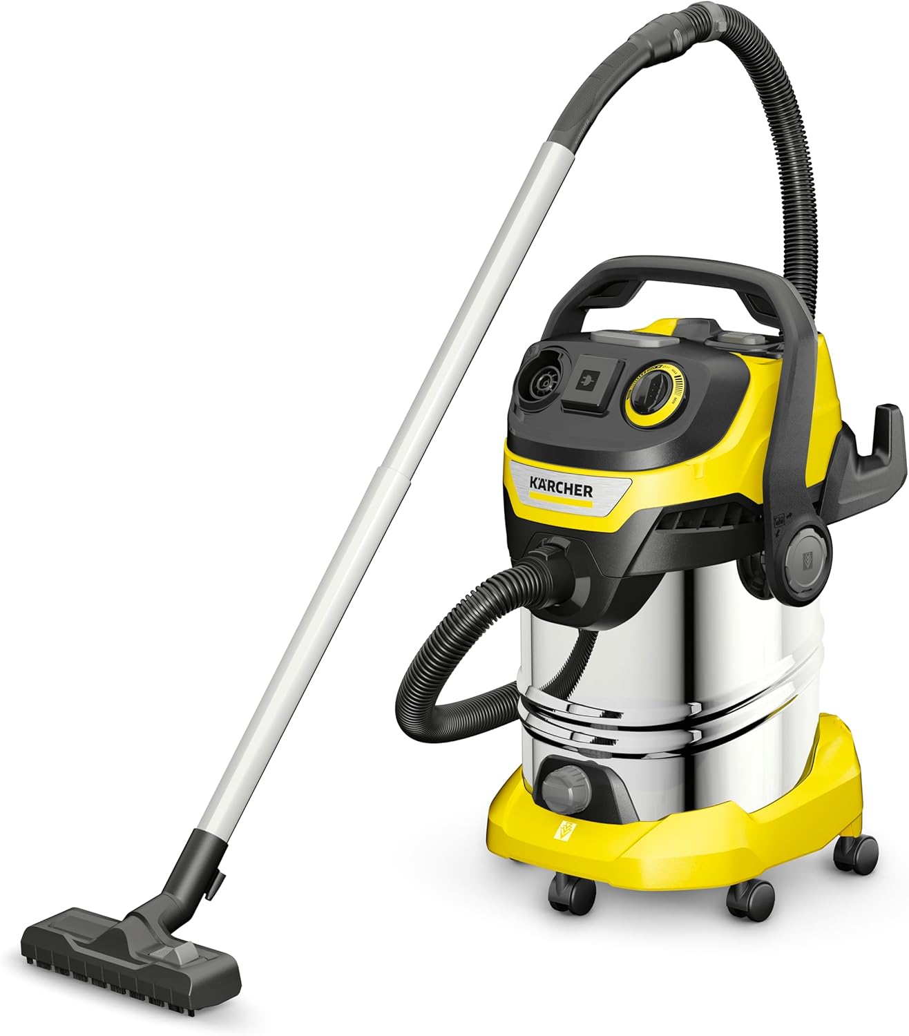 Kärcher Aspirador en Seco y Húmedo WD 6 P S V-30/6/22/T,filtro cartucho,filtro fieltro, 1300 W,depósito: 30l, manguera aspiración: 2m y almacenamiento manguera, función soplado,boquilla suelo y ranura
