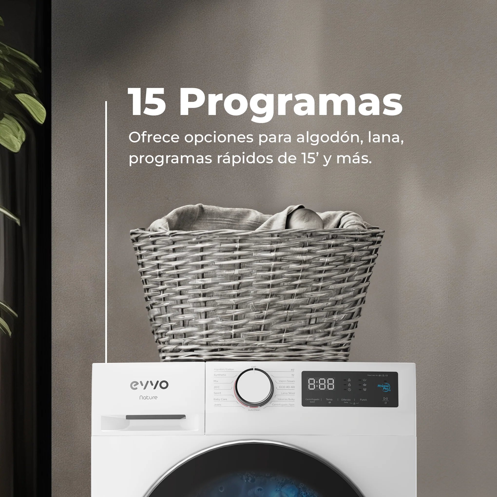 Lavadora EVVO Nature