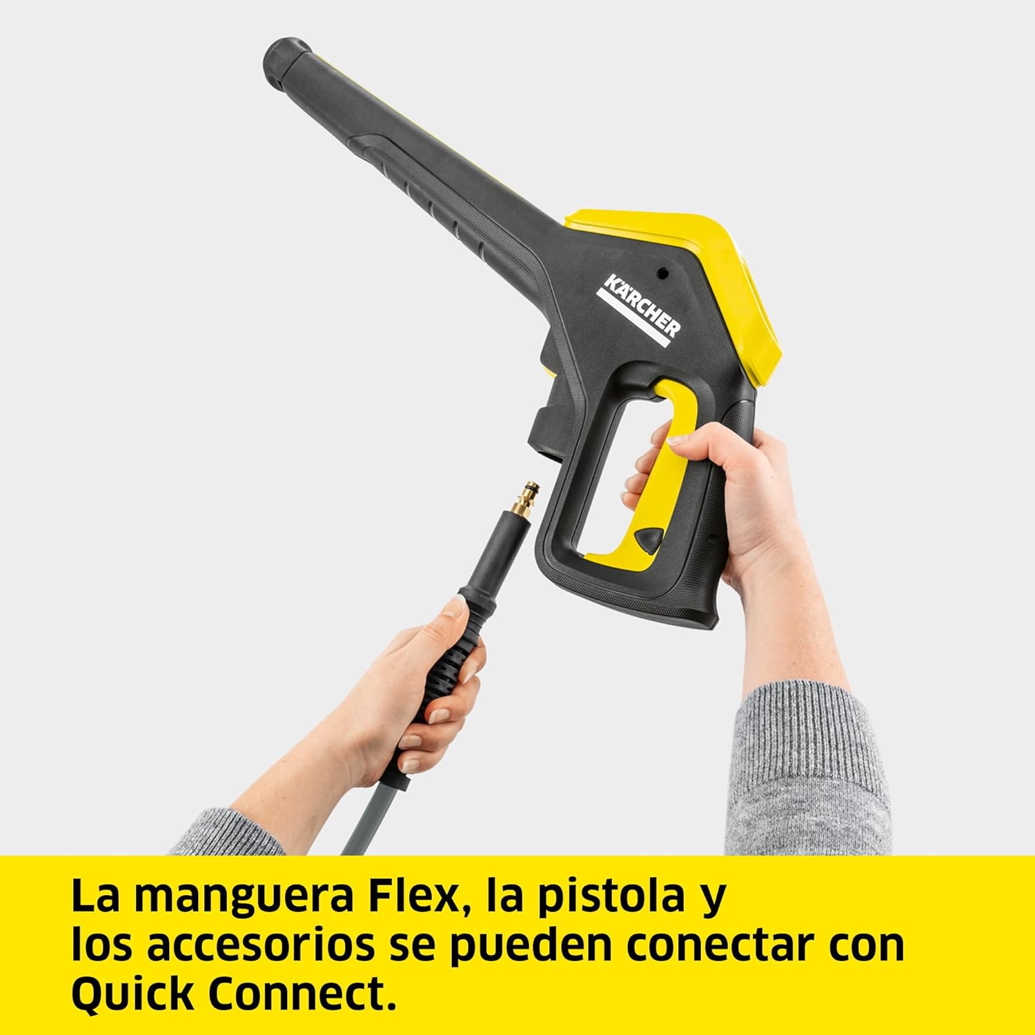 Kärcher Hidrolimpiadora K 4 Power Control, presión: 130 bar, caudal: 420 l/h, rendimiento: 30 m²/h, filtro de agua, 11,5 kg, pistola y manguera de alta presión, boquilla turbo, lanza pulverizadora