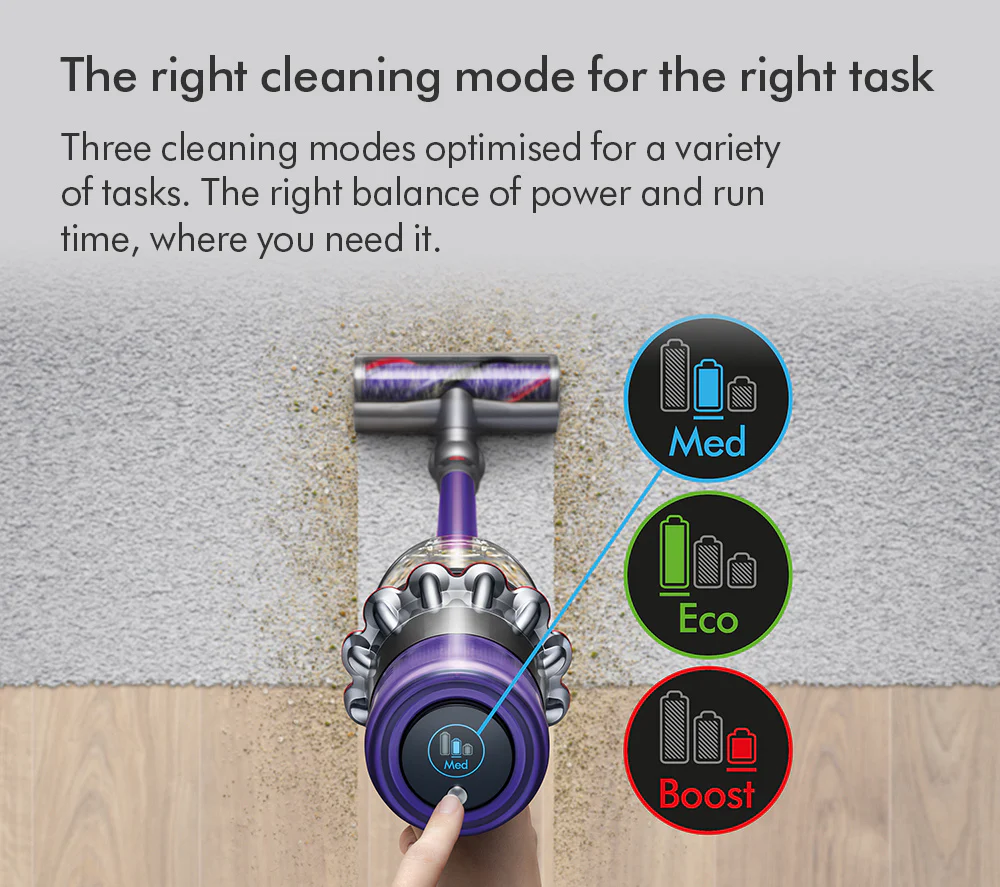 2025 Dyson V11 Extra Aspiradora Escoba Inalámbrica – Hasta 60 minutos de autonomía – Acabado Níquel y Rojo