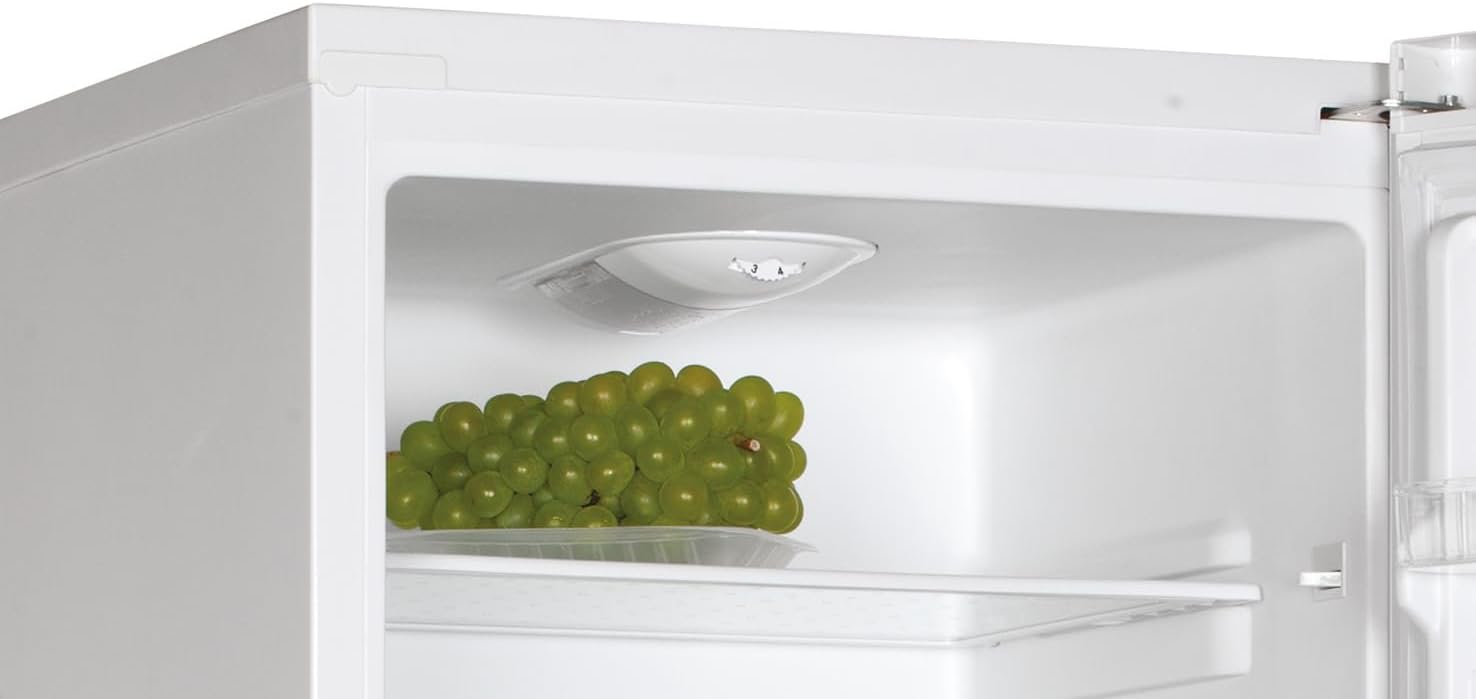 Candy CCG1S 518EW - Frigorífico Combi, Ancho 55cm, Altura 1,80m, 252L, Cajón Verdulero, Control Mecánico de la temperatura, Iluminación LED, Puerta Reversible, 41DB, Blanco