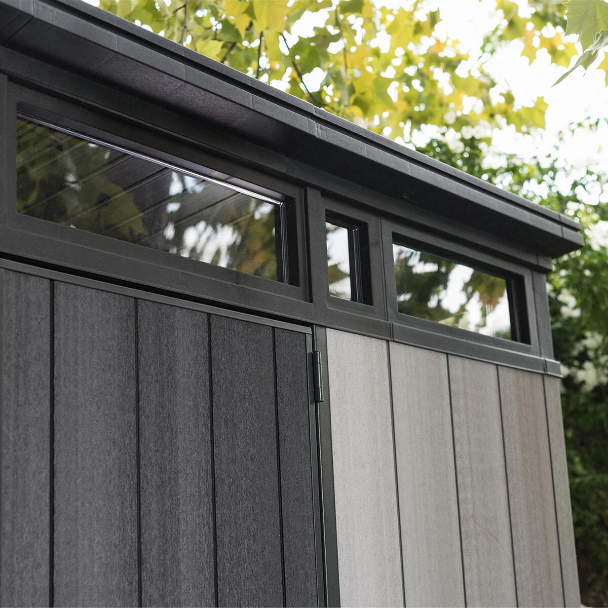 2025 Keter Artisan Cobertizo de Jardín 11 x 7 pies (3,4 x 2,1 m) – Solución Elegante y Robusta para Almacenamiento Exterior