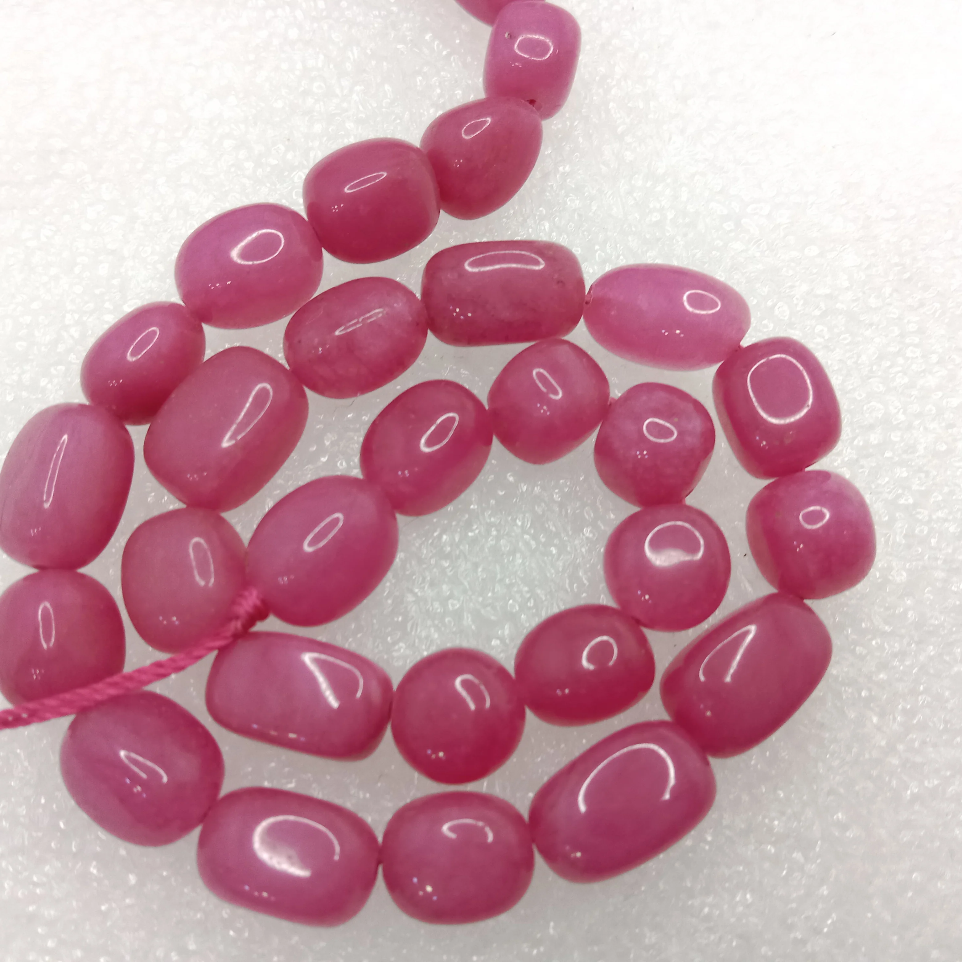 Manik High quality tumble stone beads 1 string 8x11mm