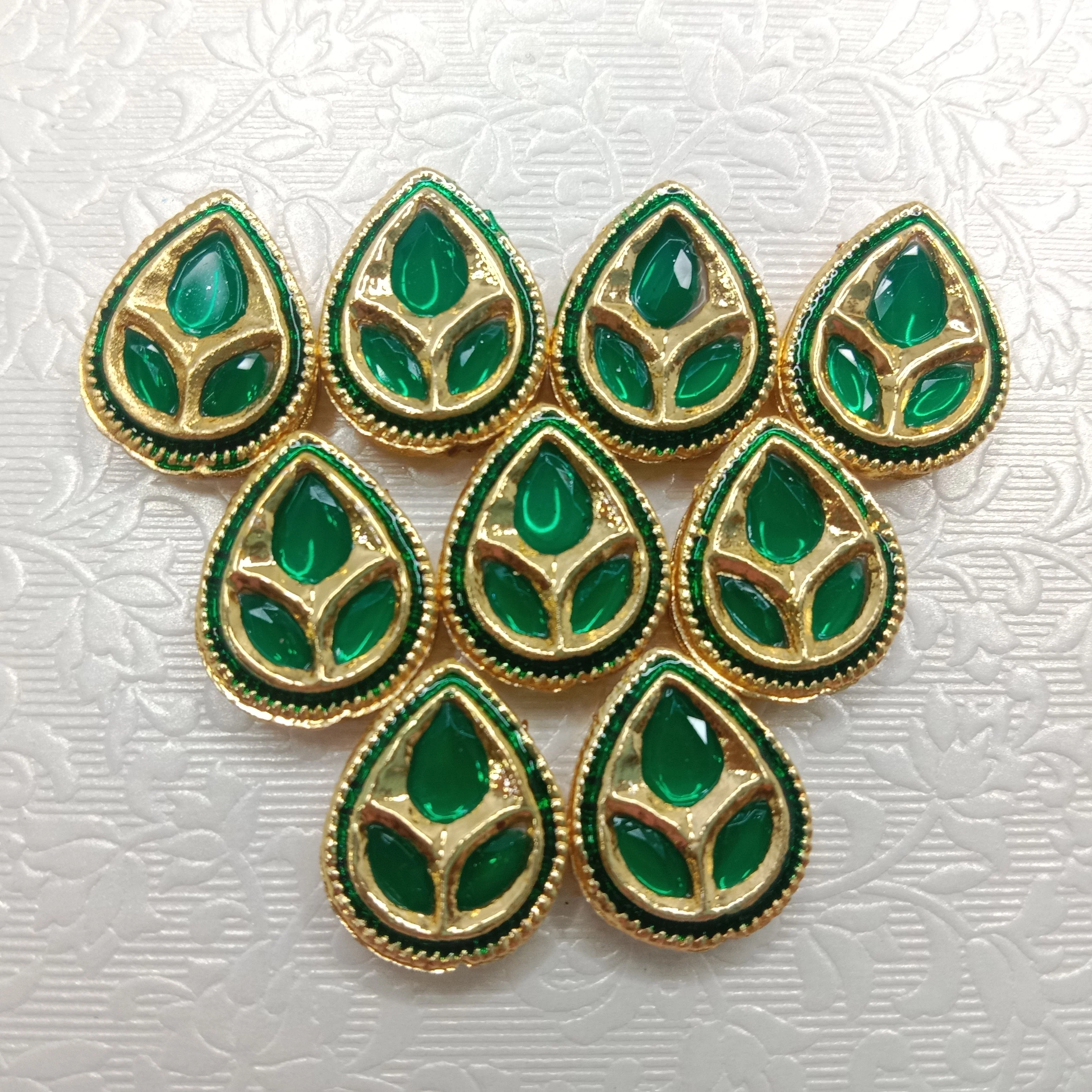 Meenakari kundan connectors  20pcs