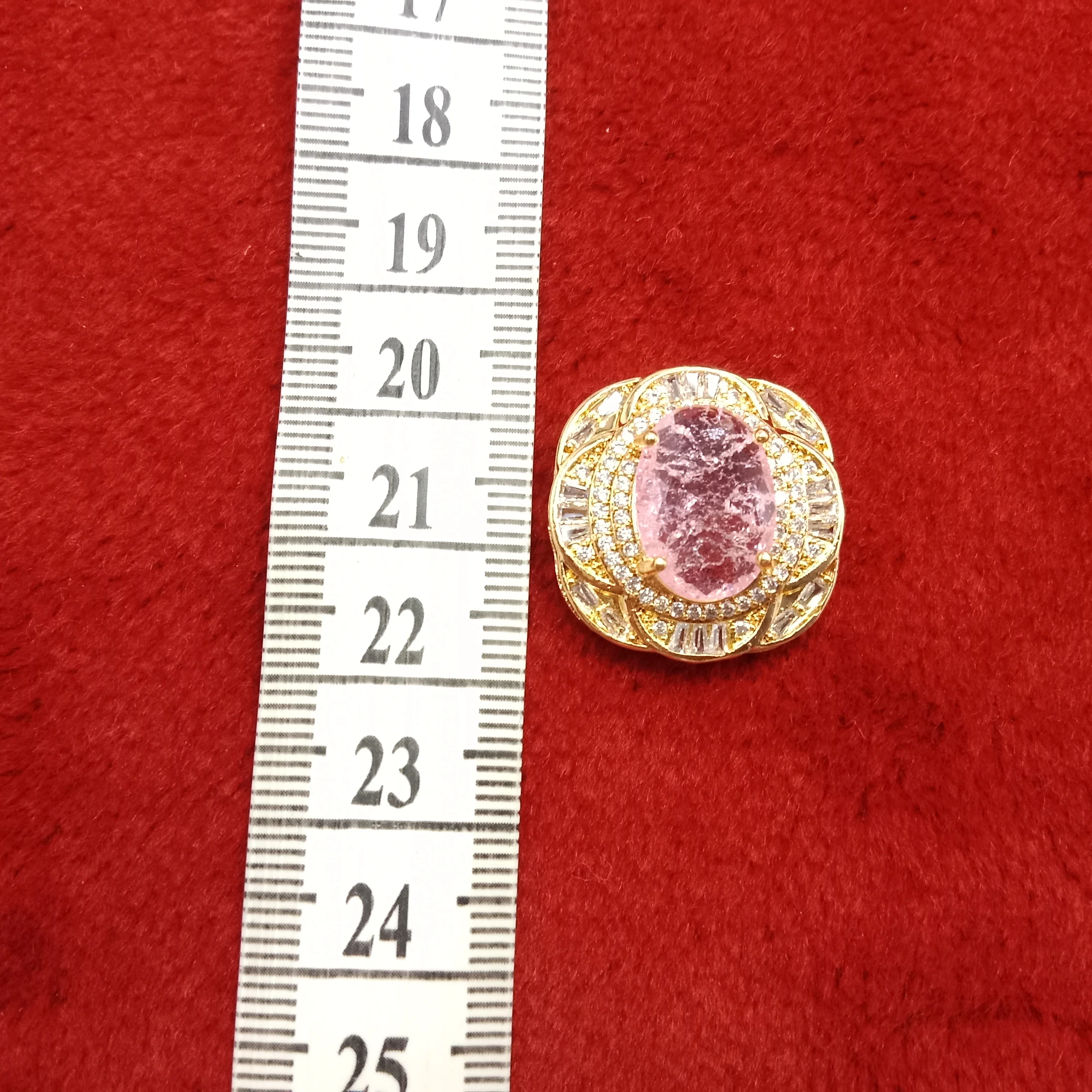 High quality pink colour AD connectors 22mm (2cm) (2pcs)