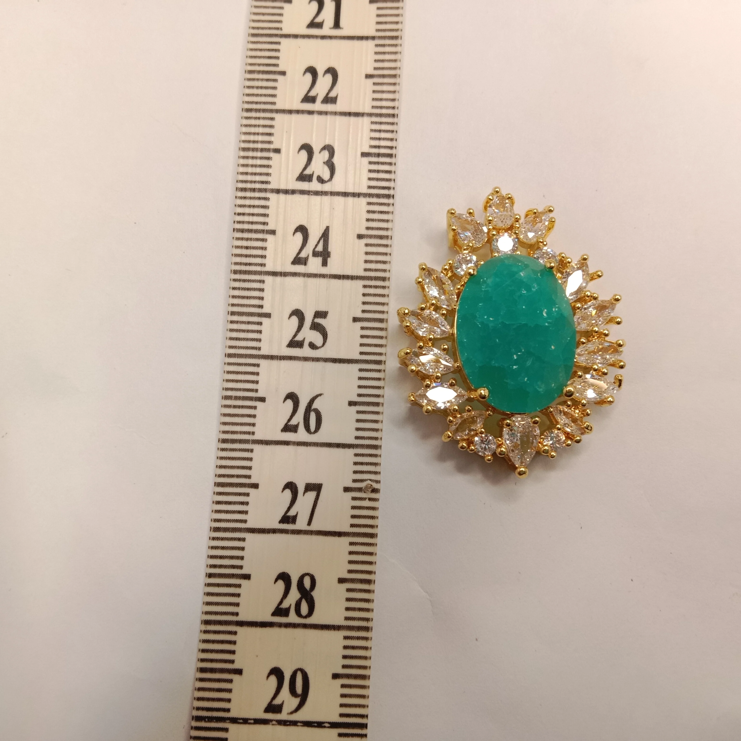 High quality sea green colour AD connectors 35mm(2pcs)