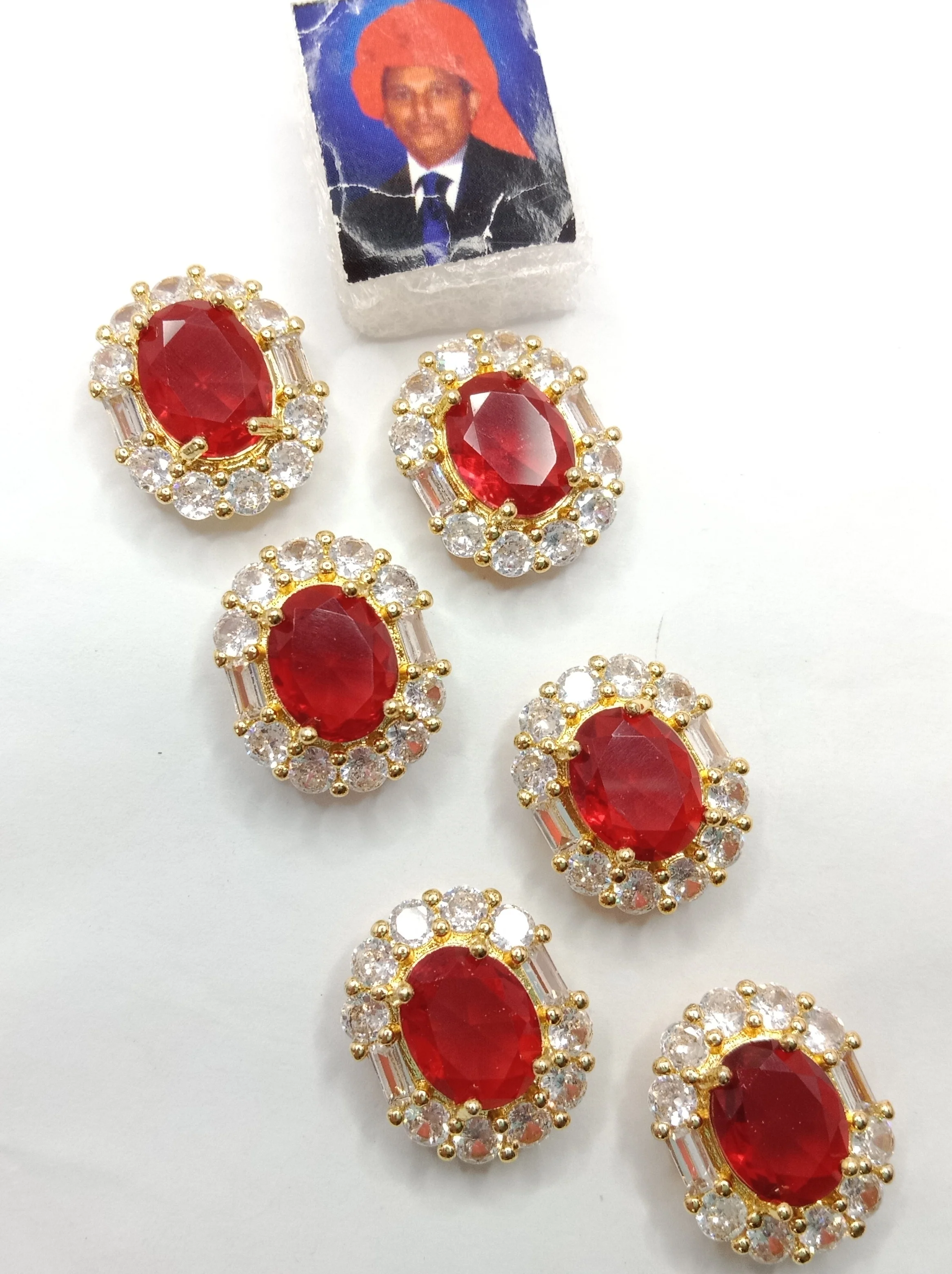 Red (6pcs) high quality AD connectors 16mm(1 cm)