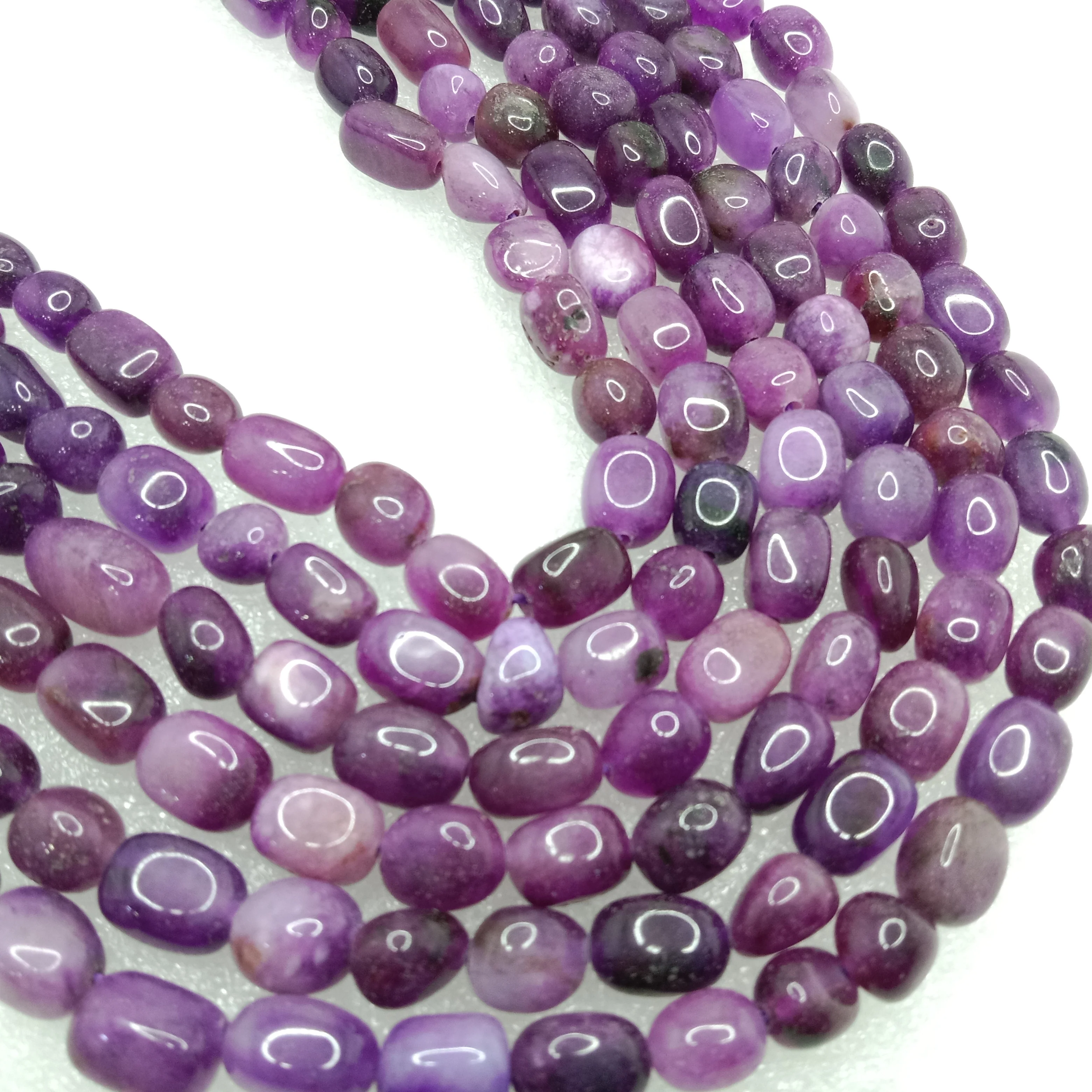 Start rubies High quality tumble stone beads 1 string
