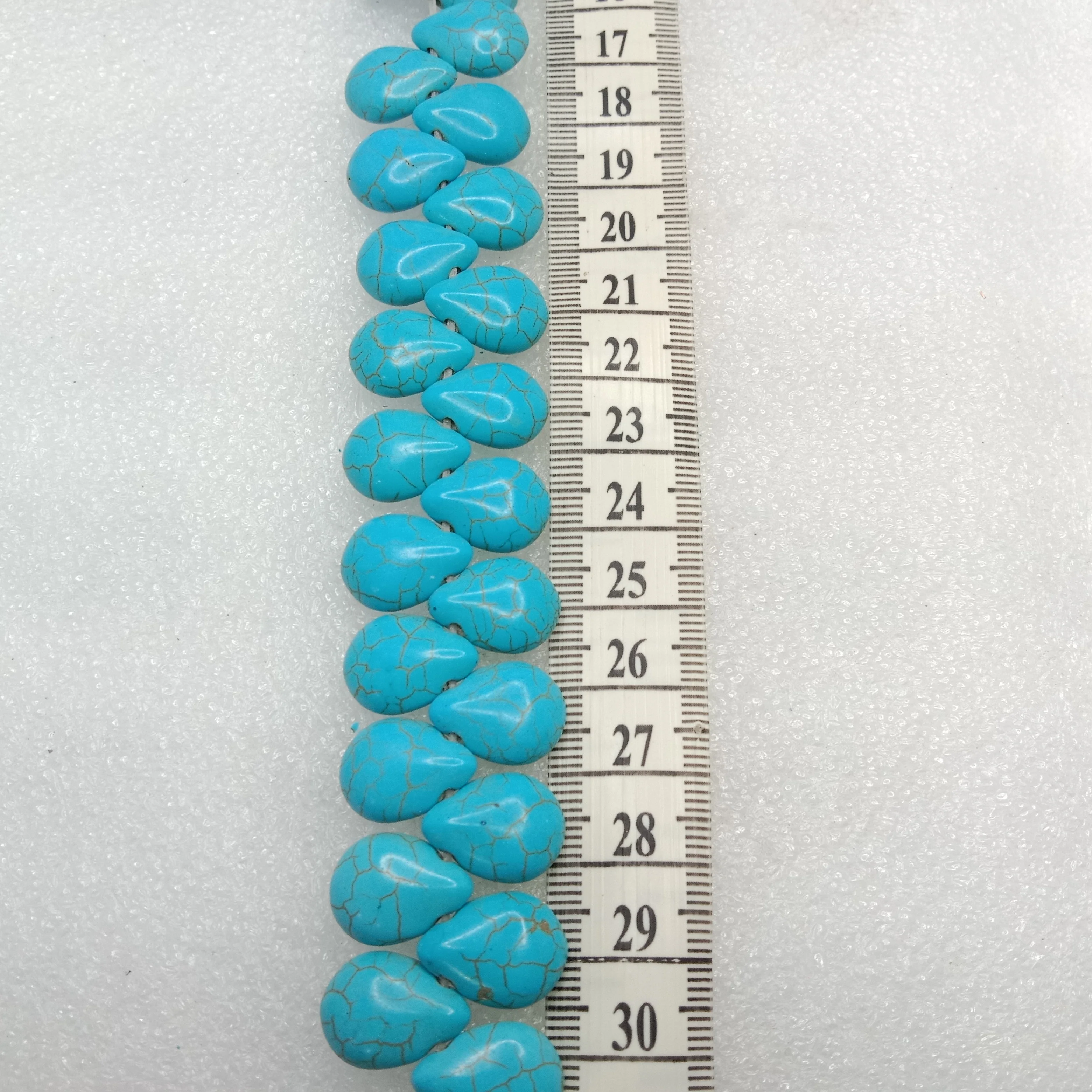 Drop shap turquoise beads 1 string