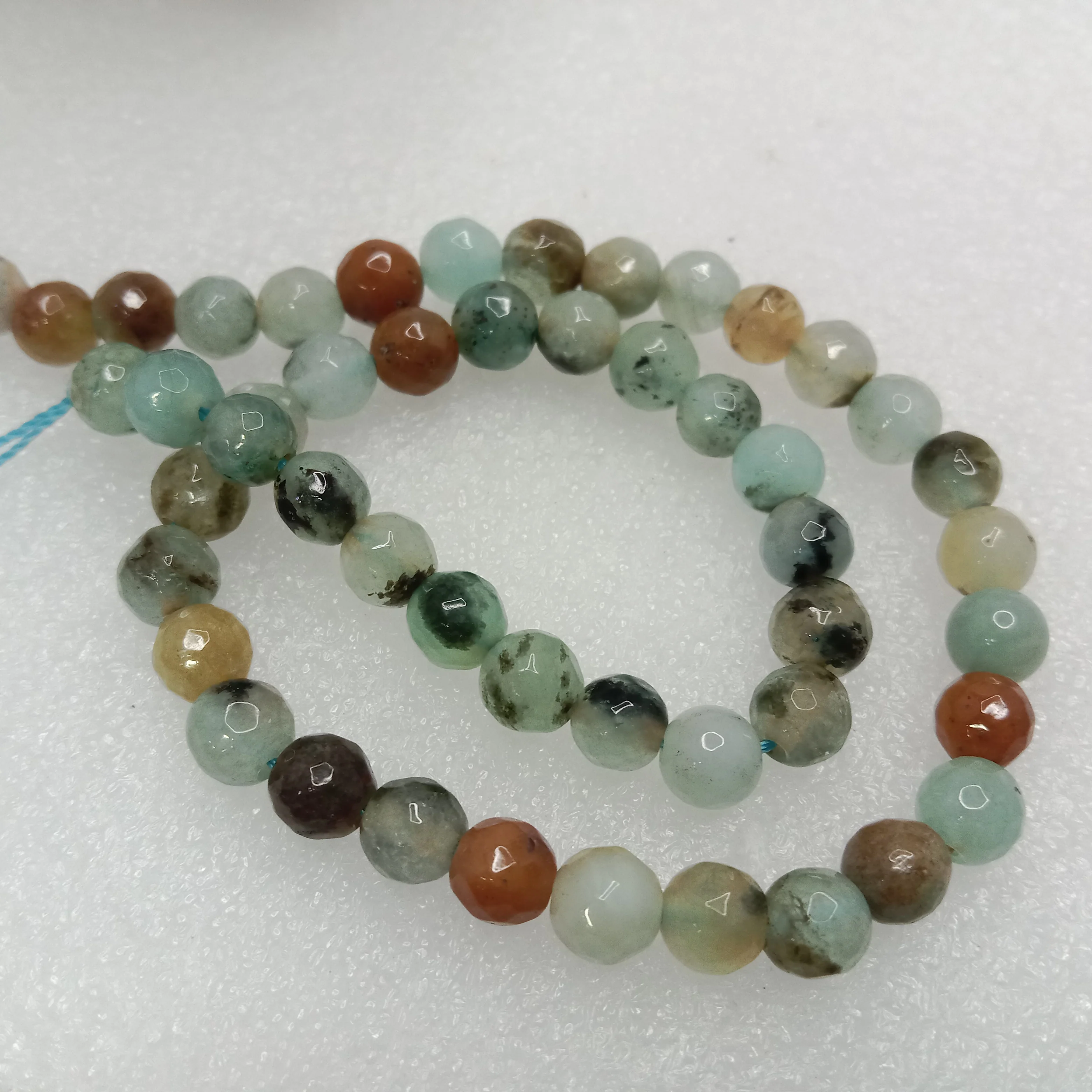 Mint mix colour High Quality agate Round Beads 6mm 1 string(60pcs)