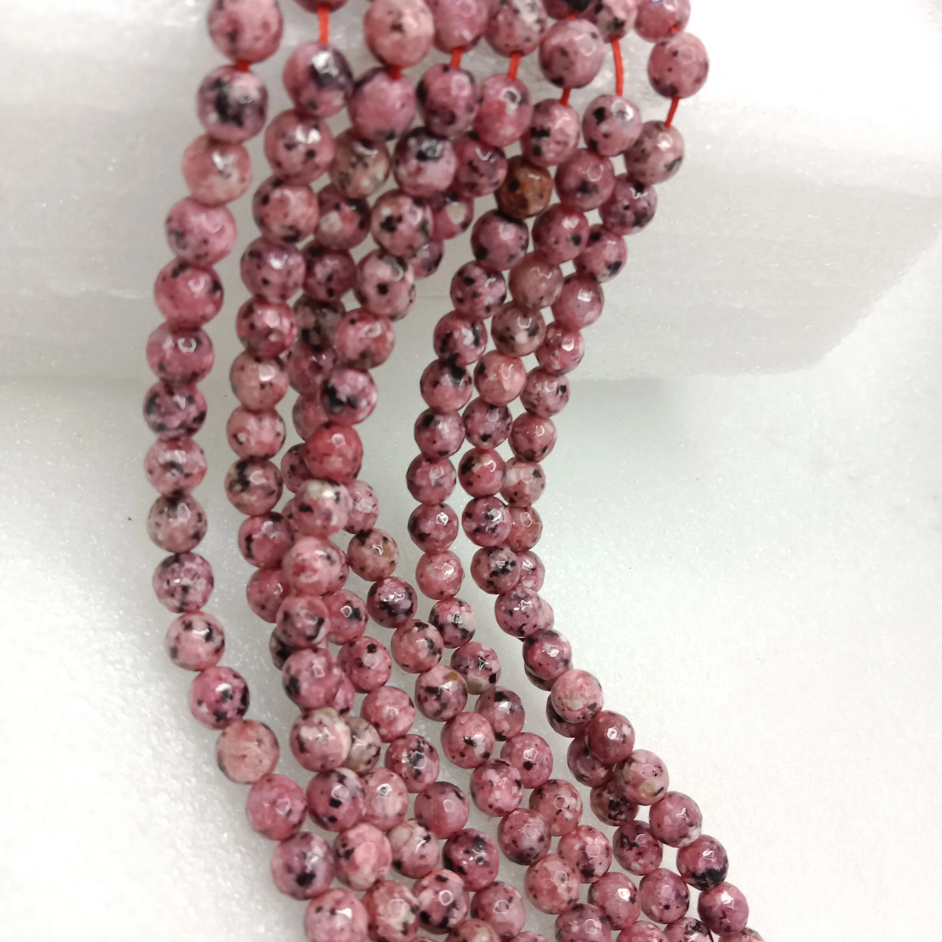 Pink turquoise High Quality agate Round Beads 6mm 1 string(60pcs)