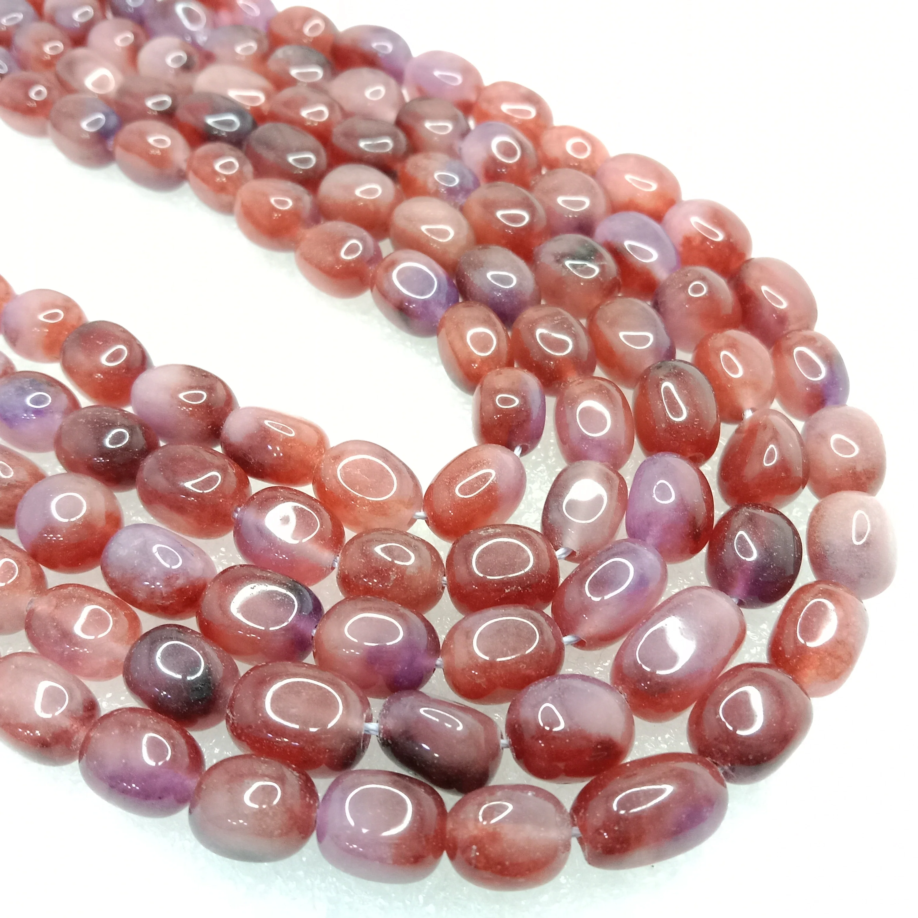 Andesine labradorite High quality tumble duldul stone beads 1 string