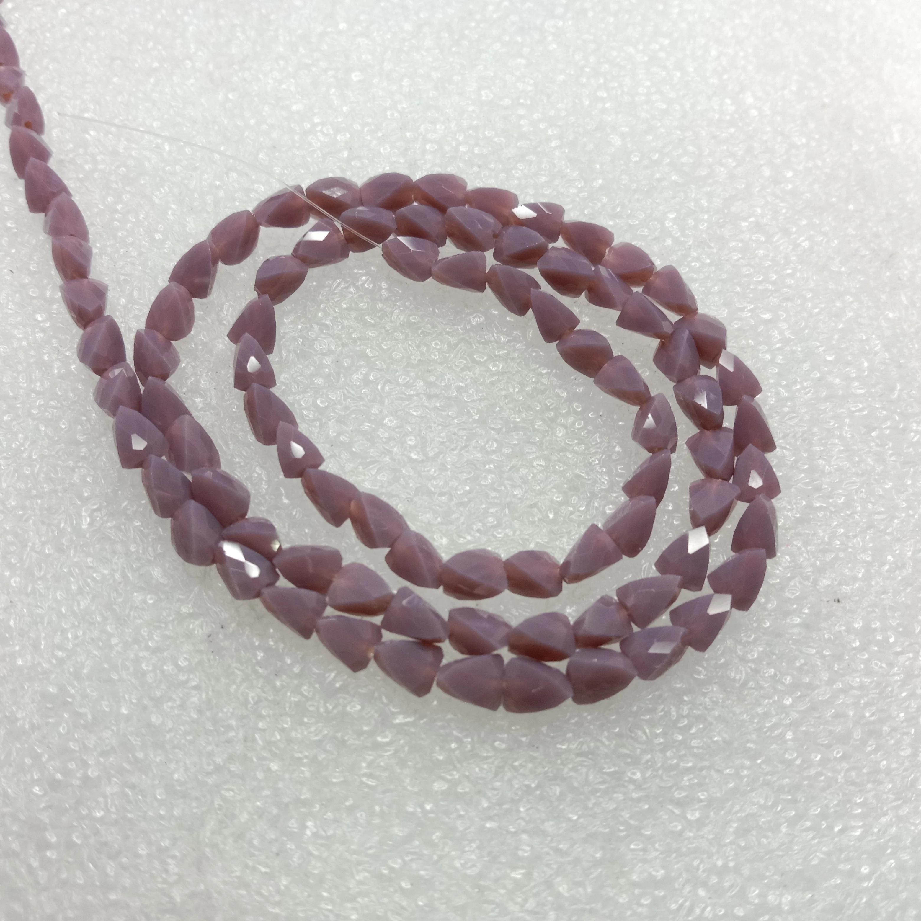 high quality purple xcut crystal beads 6mm 1 string