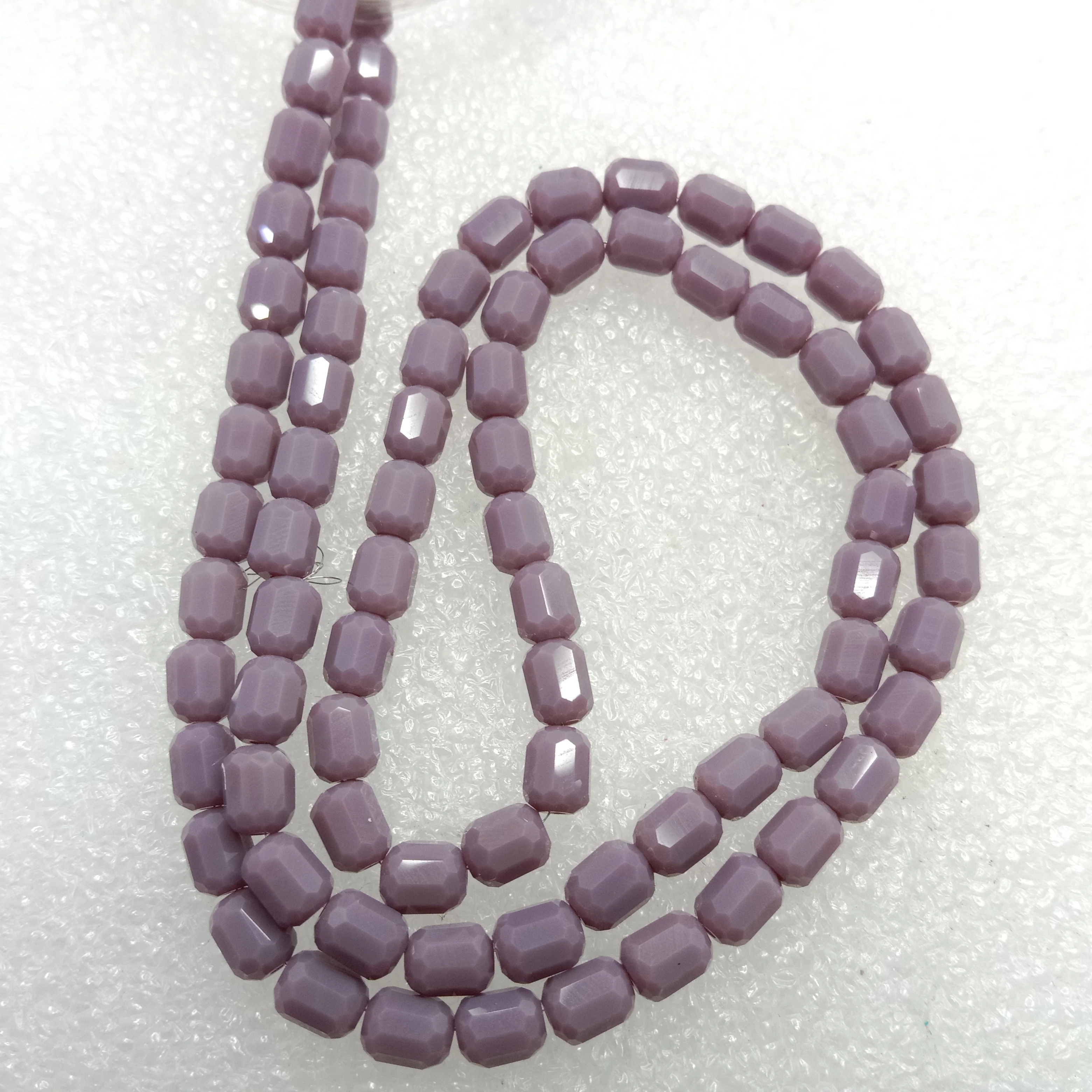 high quality purple cylinder shape crystal beads 5x5mm 1 string