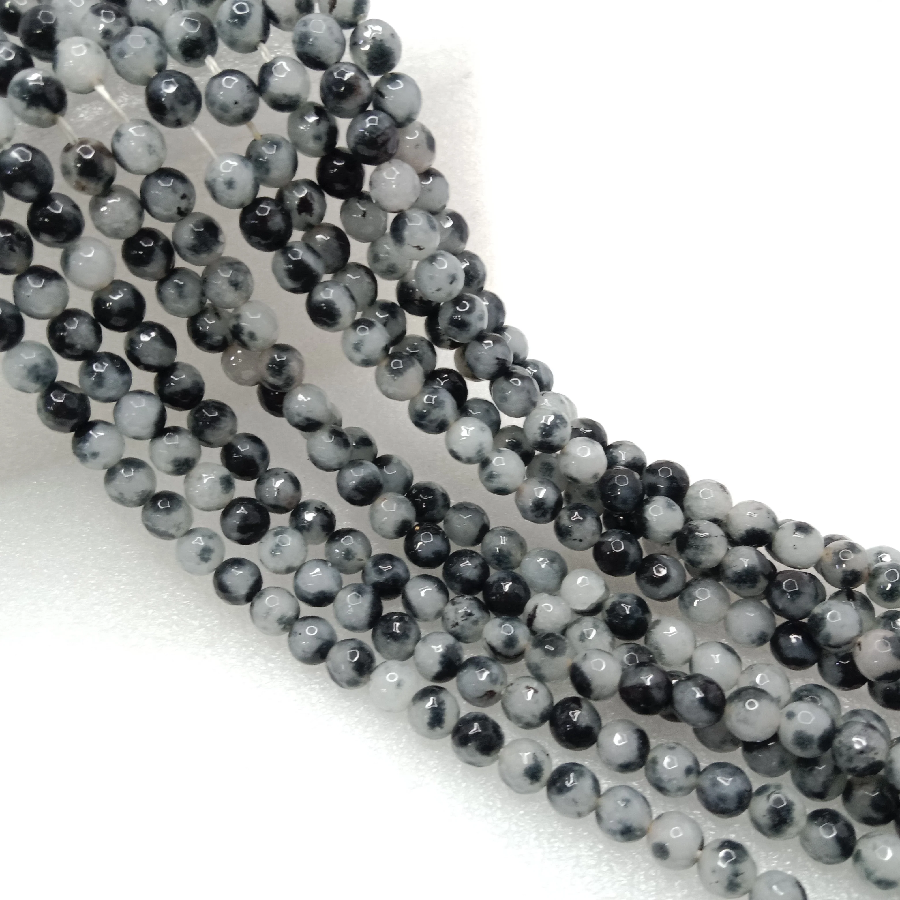 Texture High Quality agate Round Beads 6mm 1 string(60pcs)