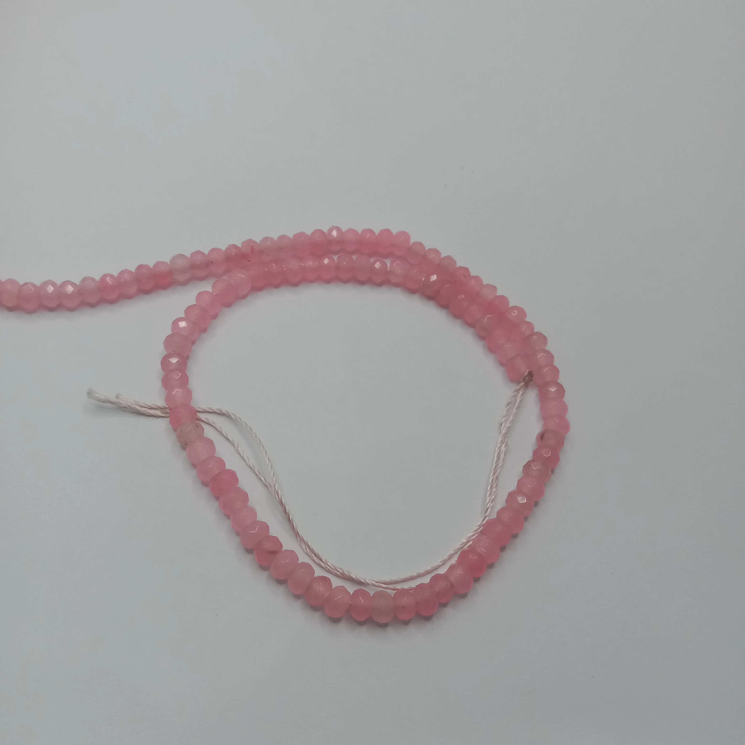 Rose cut's High Quality agate Rondell Beads 4 mm 1 string