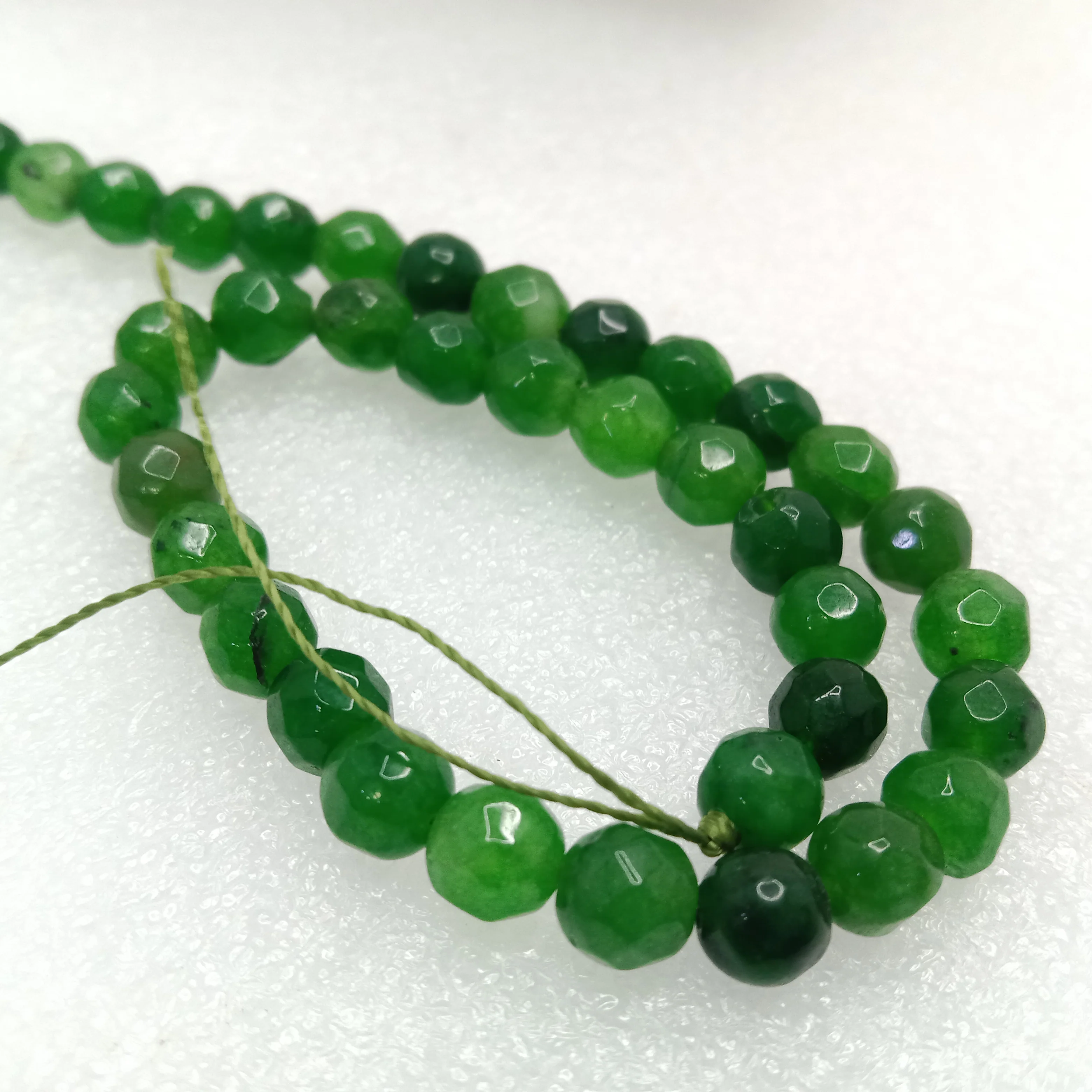 Dark shaded green High Quality agate Round Beads 6mm 1 string(60pcs)