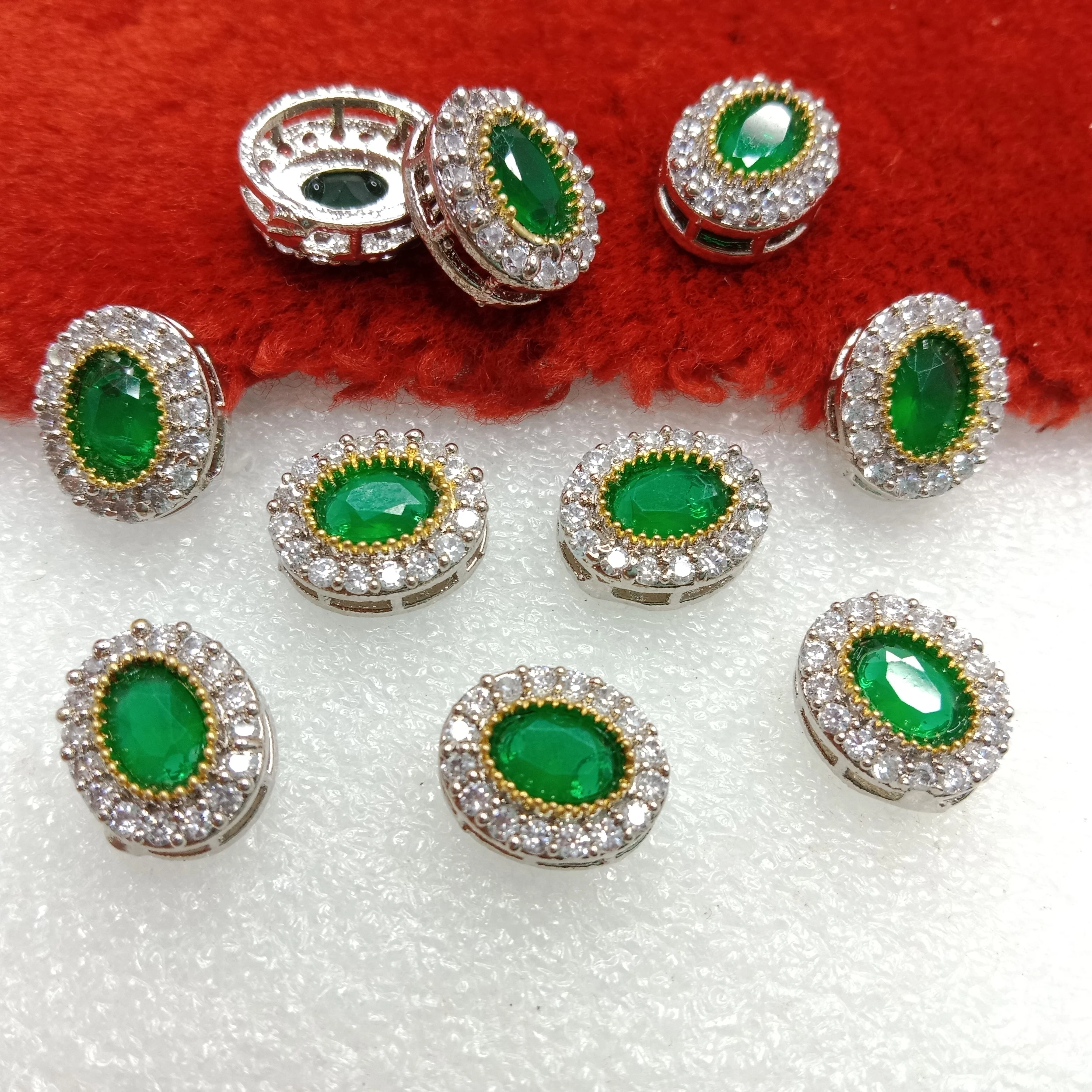 Dark green (10pcs) high quality AD connectors (14mm)(2cm)