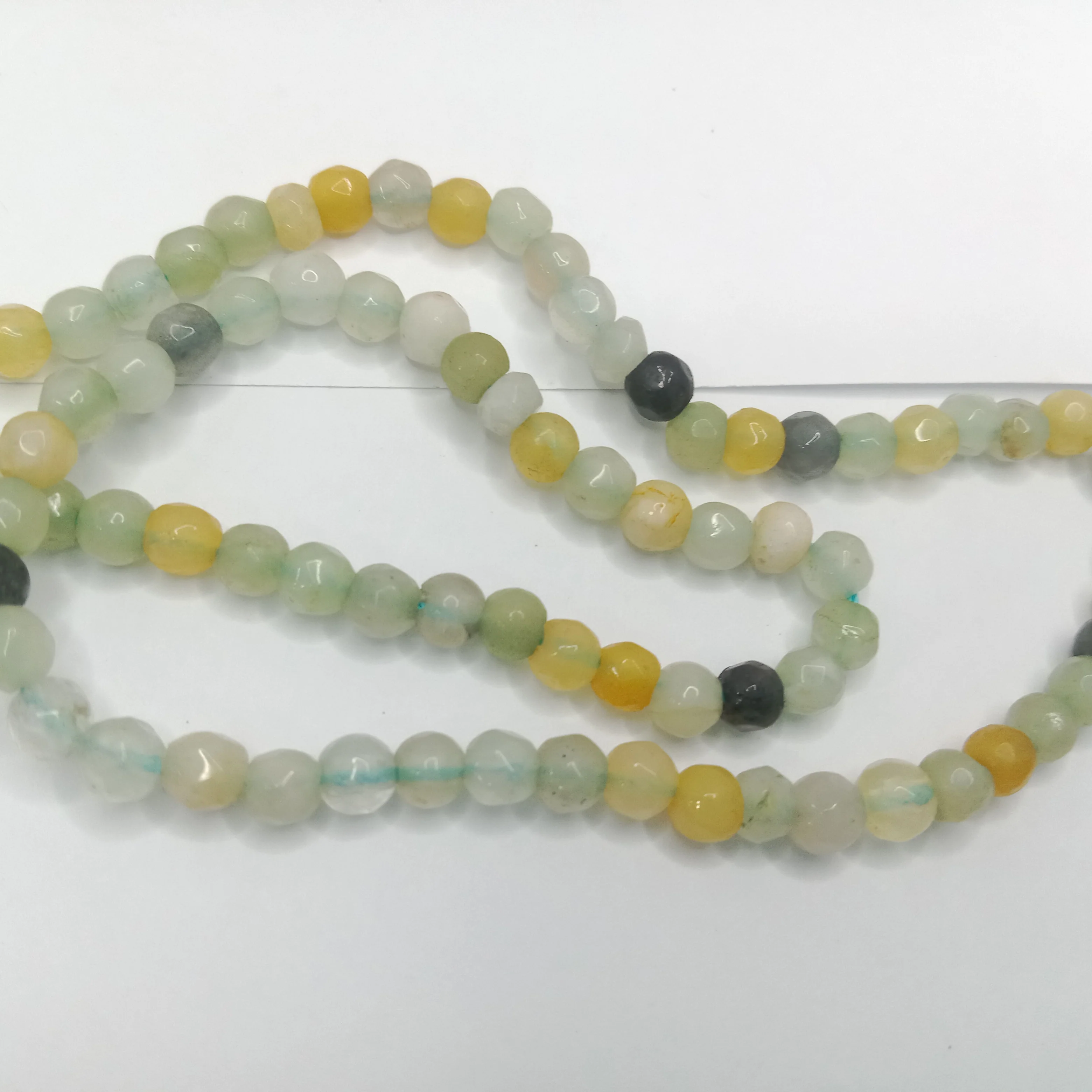 Mix colour agate High Quality agate Round Beads 4 mm 1 string