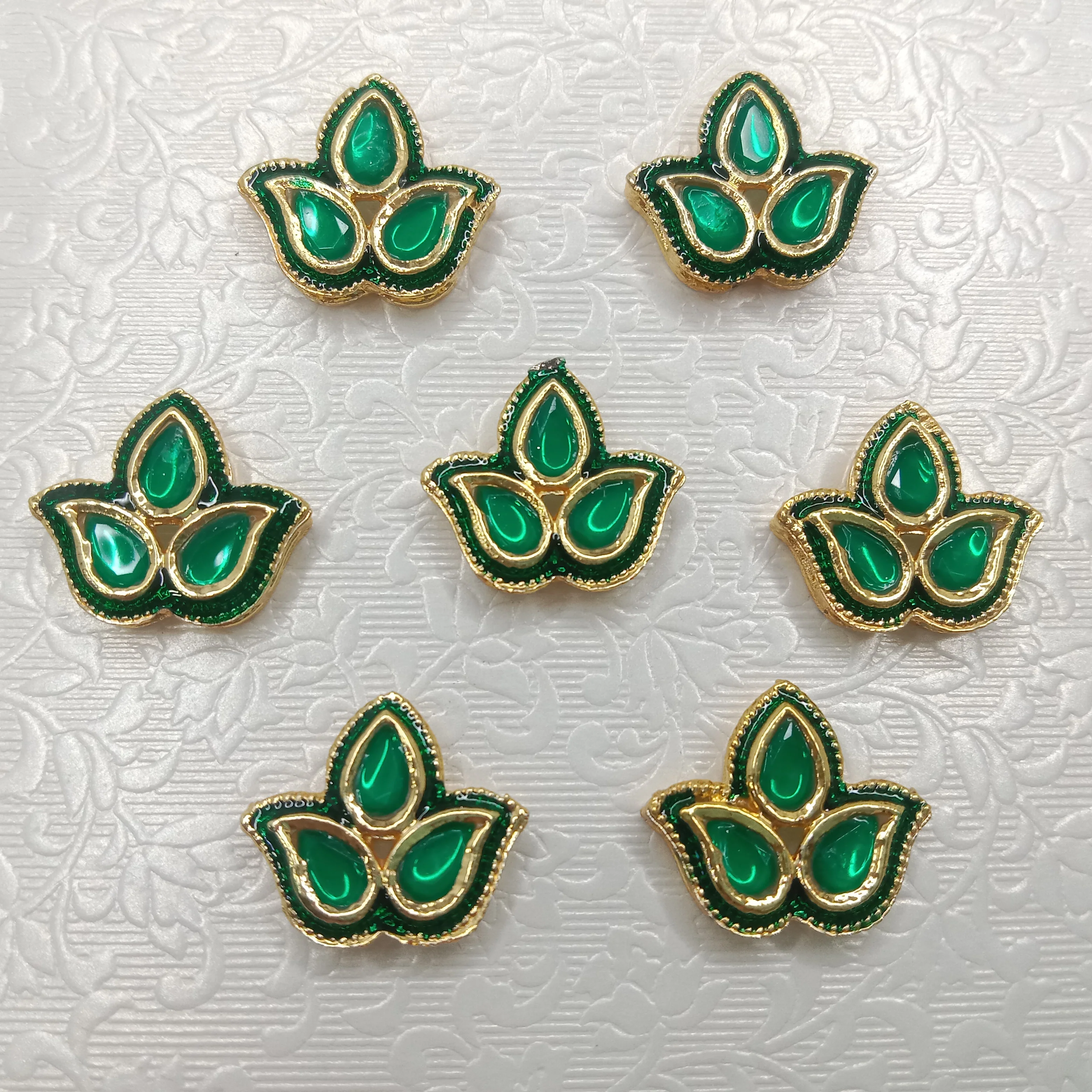 Meenakari kundan connectors 20pcs