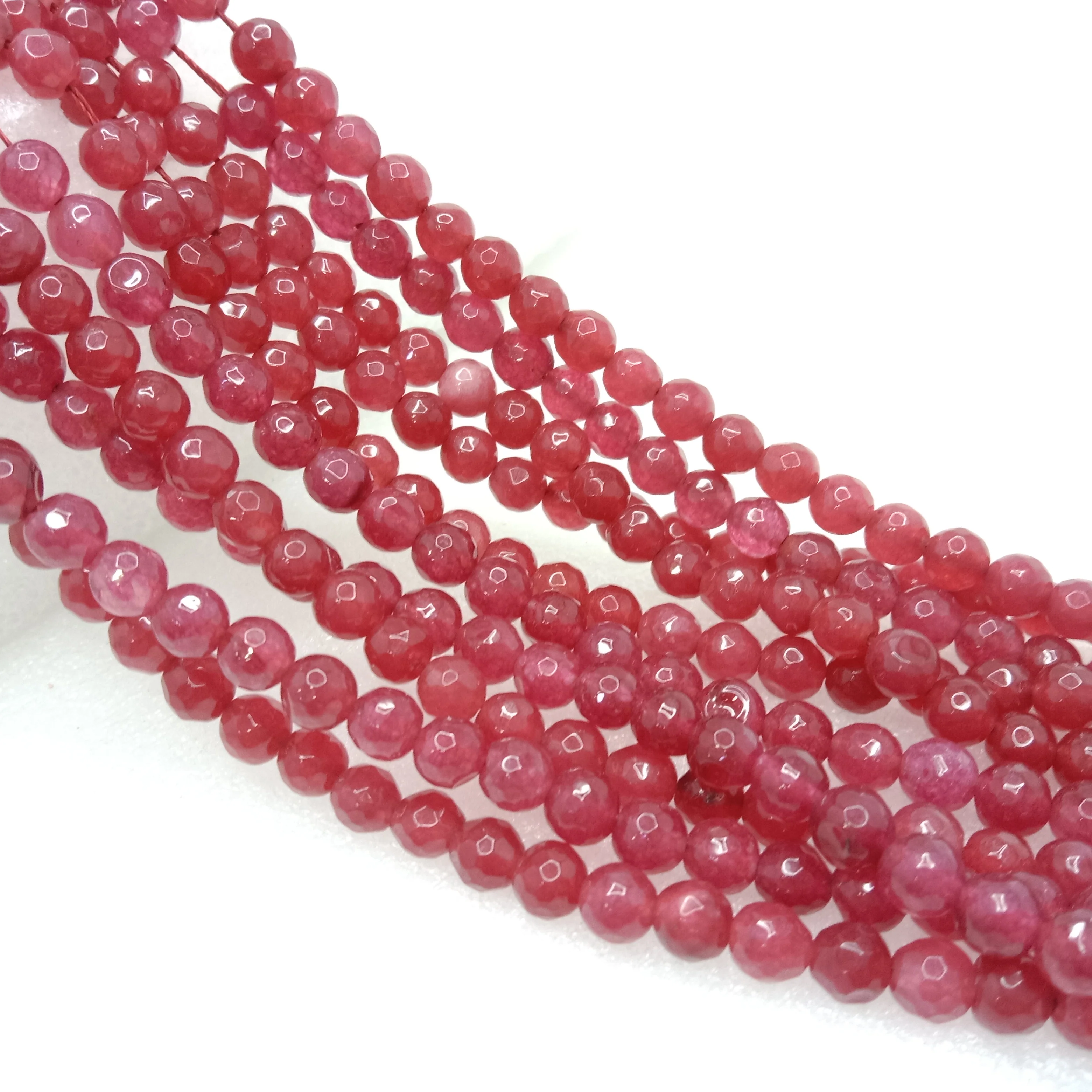 Carrot pink  High Quality agate Round Beads 6mm 1 string(60pcs)