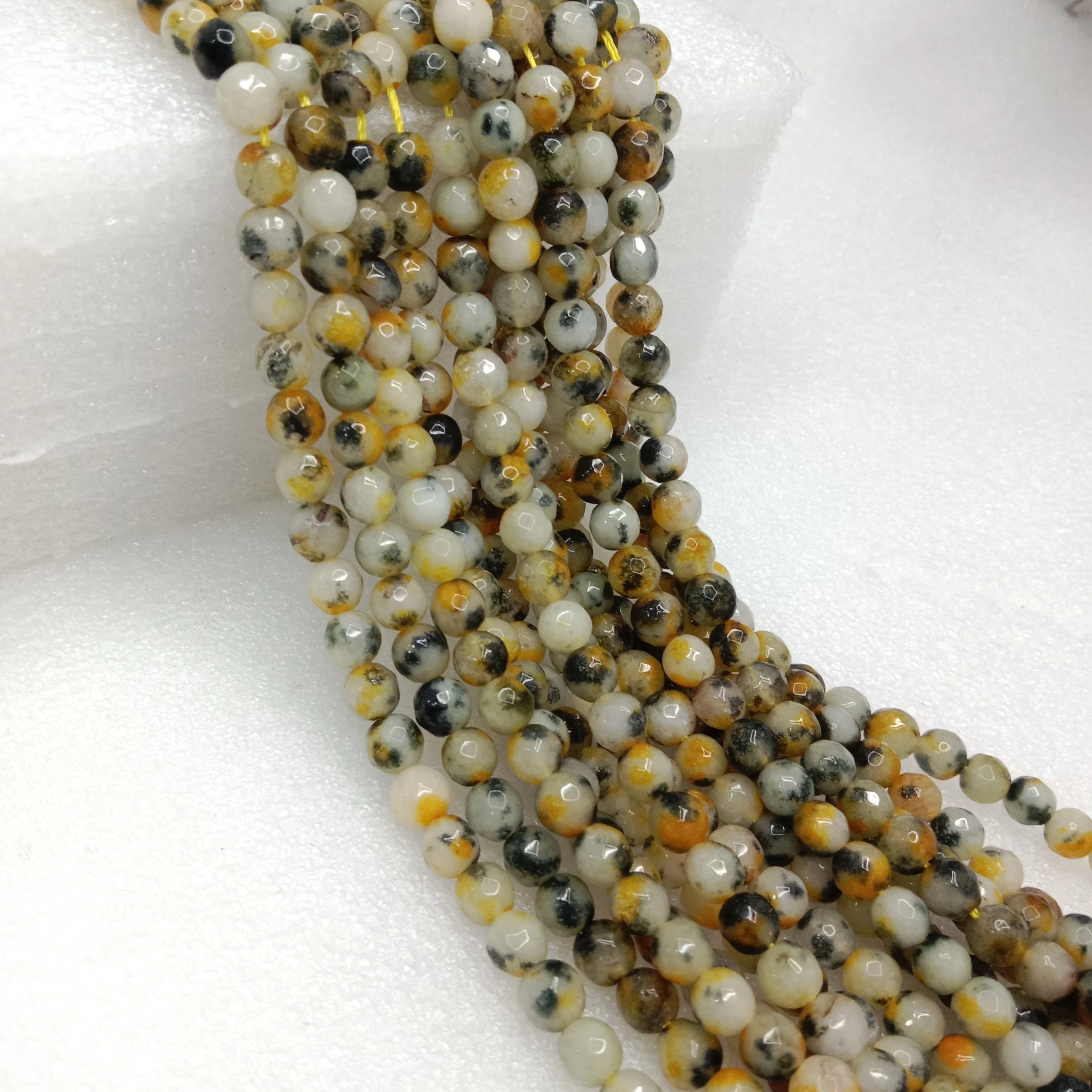 Mix shaded colour High Quality agate Round Beads 6mm 1 string(60pcs