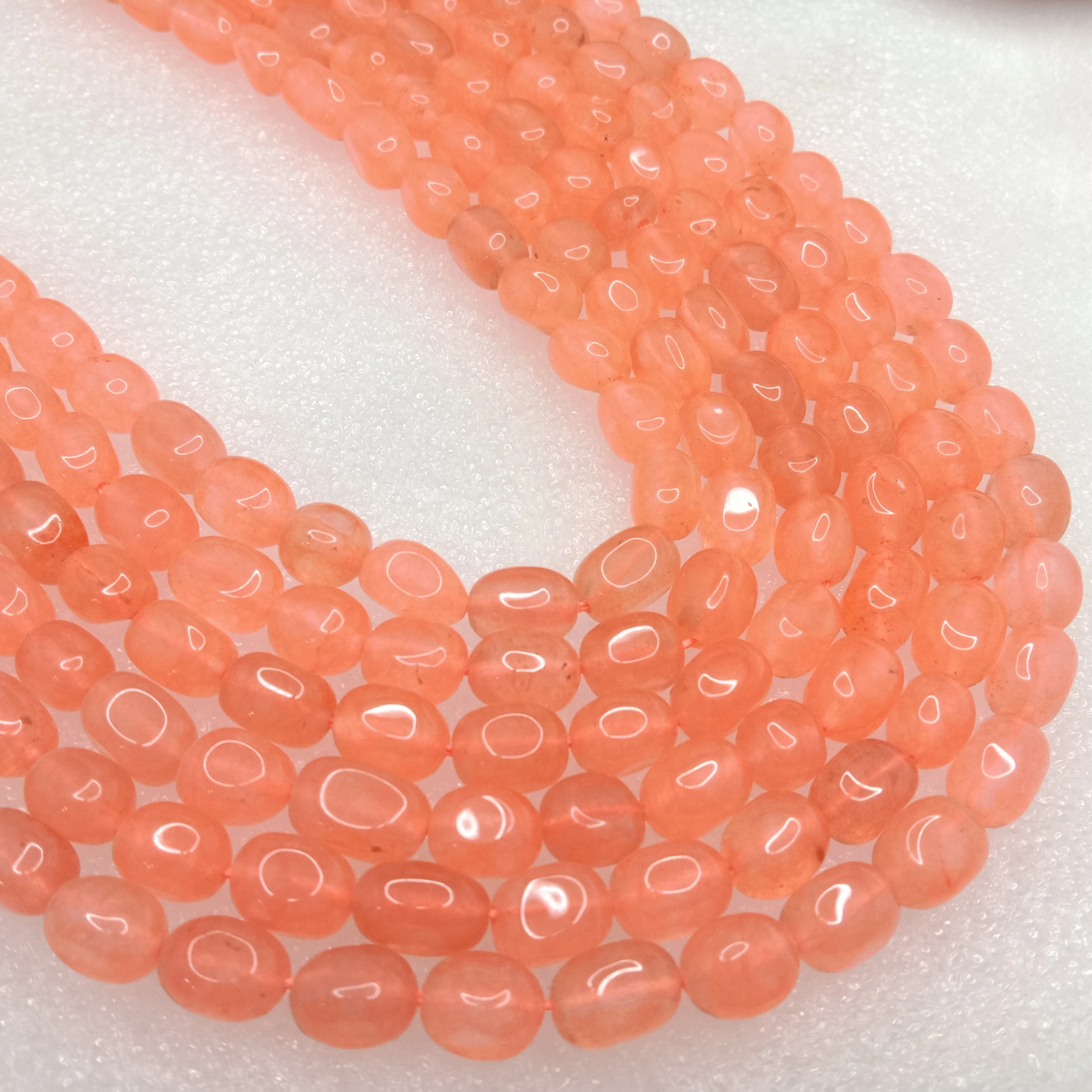 Moonstone High quality tumble stone beads 1 string