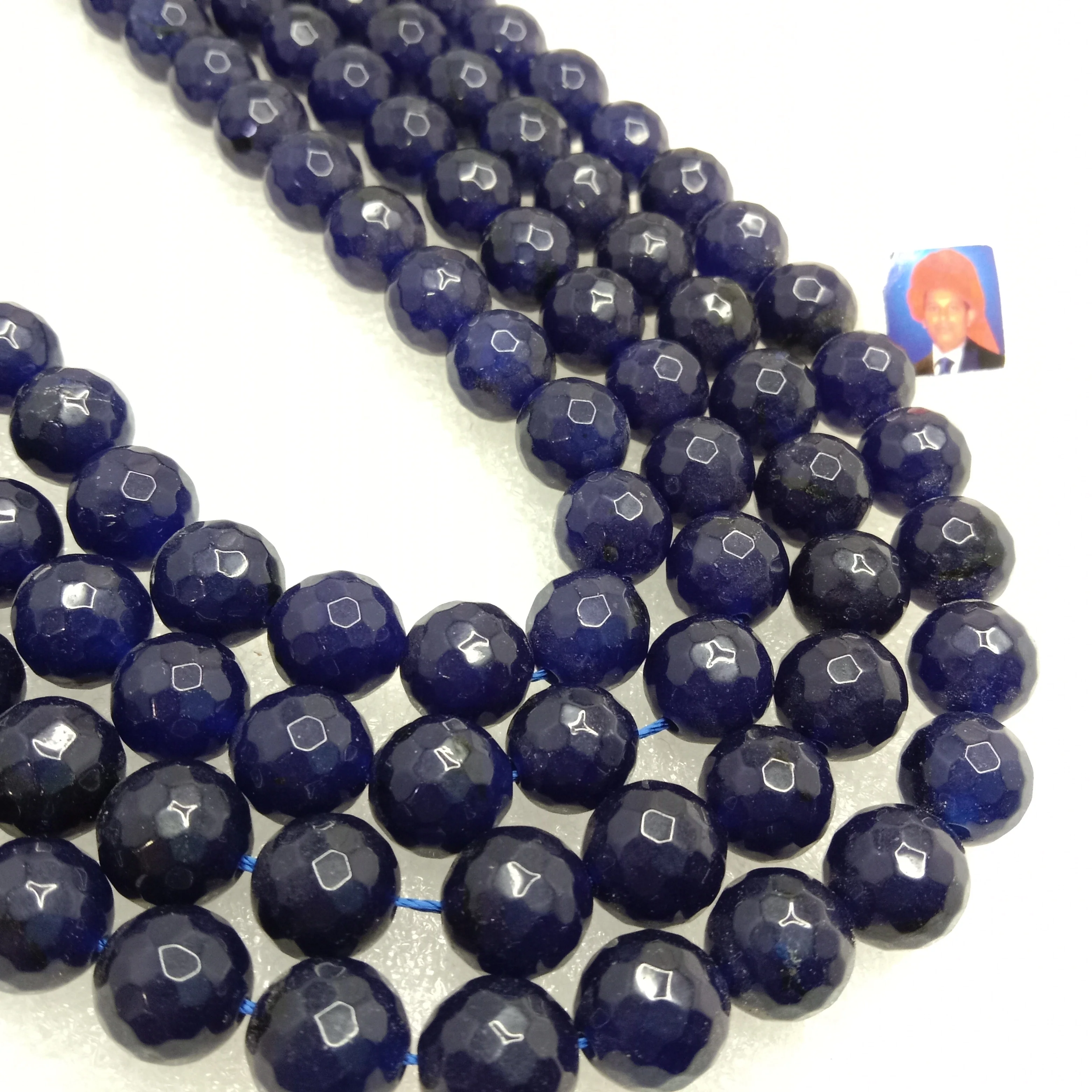 Hight quality Blue colour agate beads 12mm 1 string