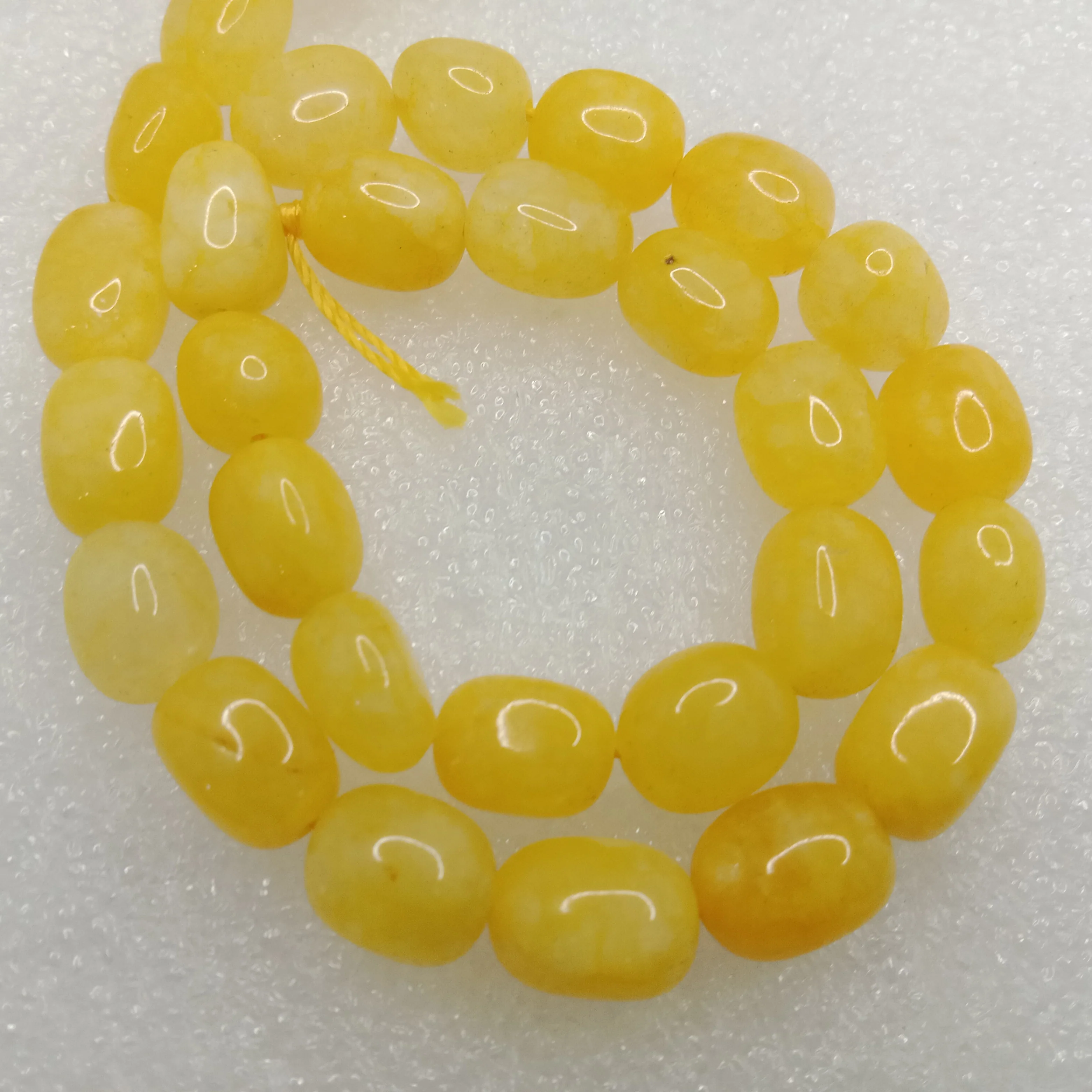 Topaz High quality tumble stone beads 1 string 8x11mm