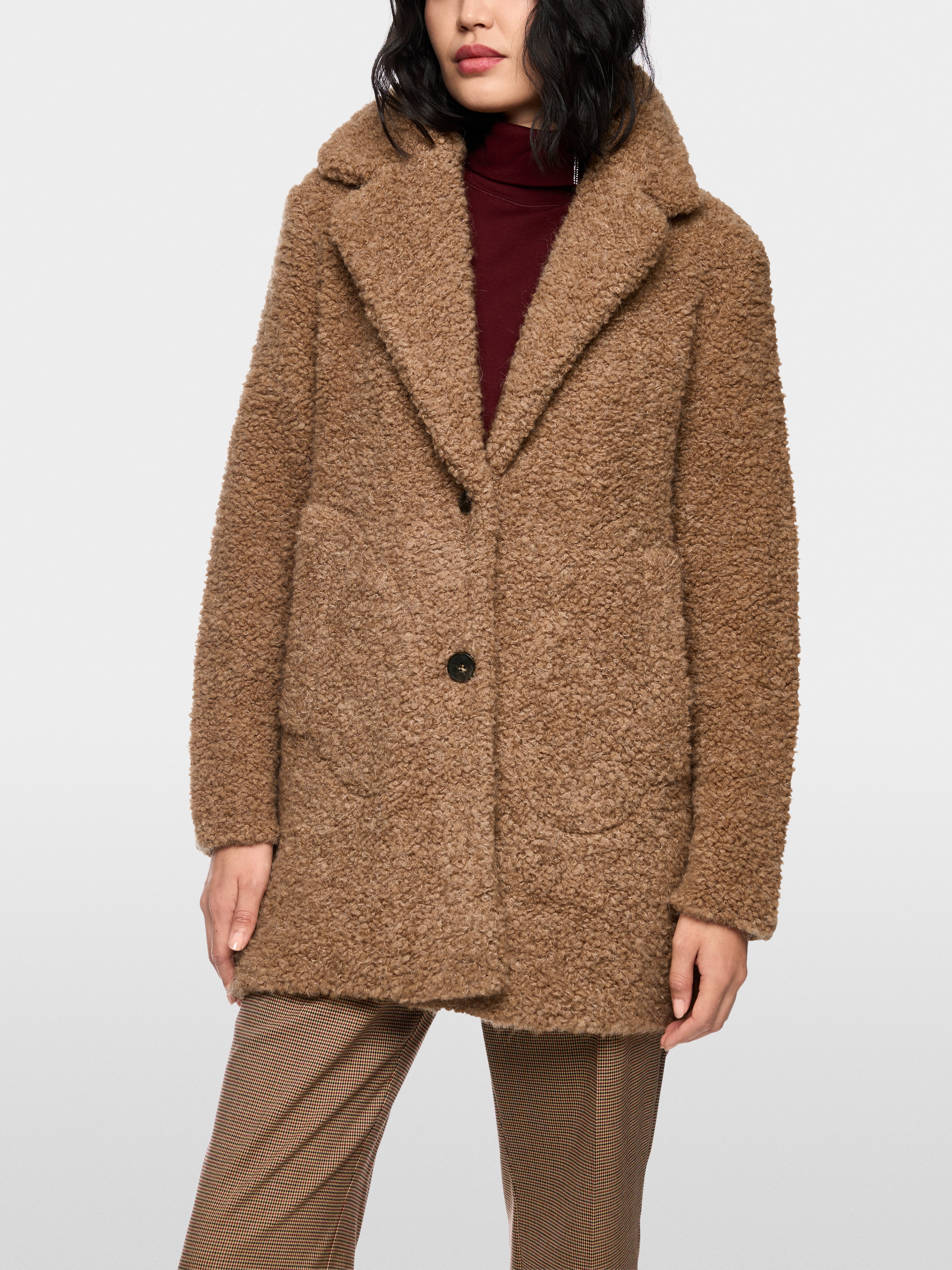 Marc Cain Knitted in Germany bouclé short coat