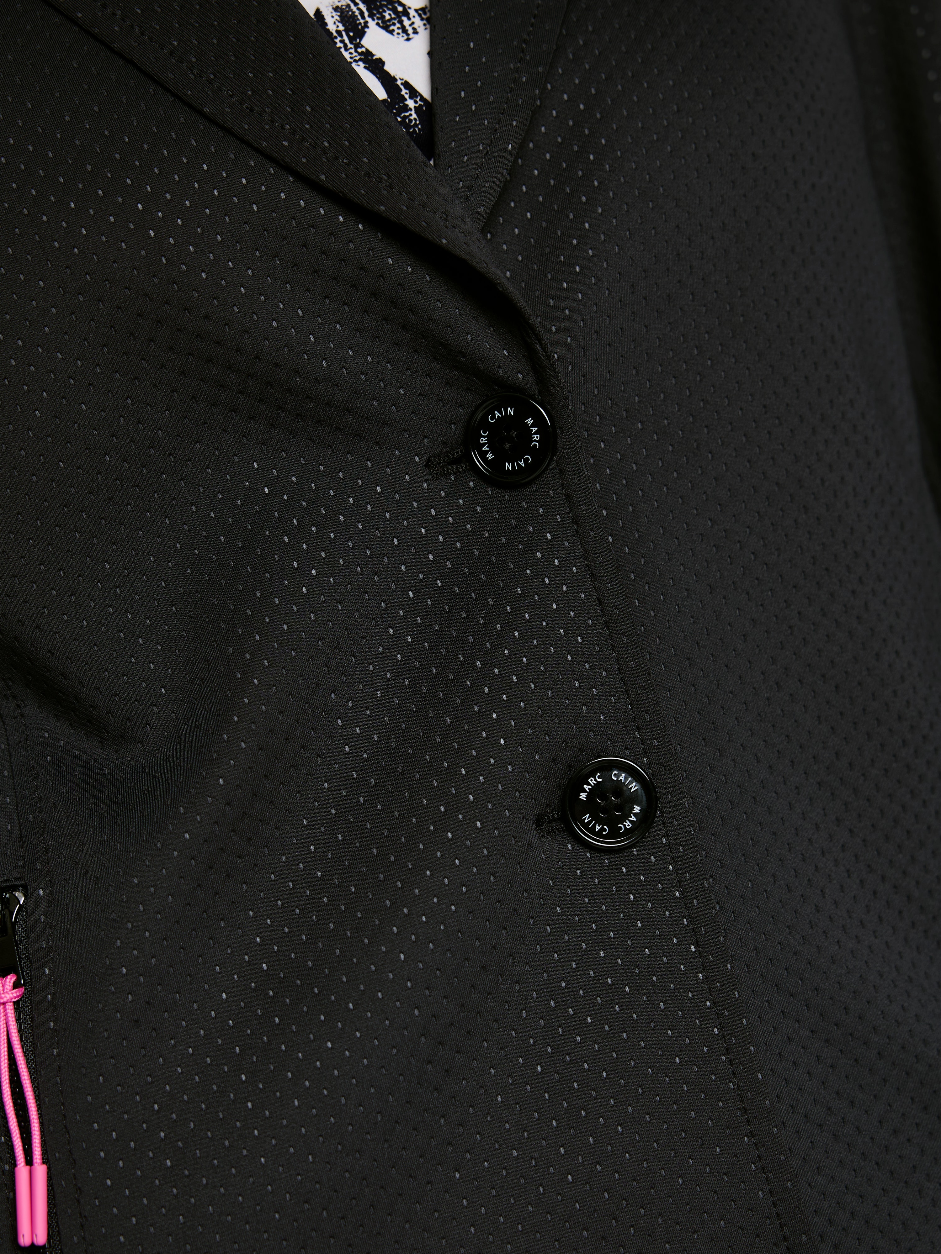 Marc Cain Sporty blazer in mesh look