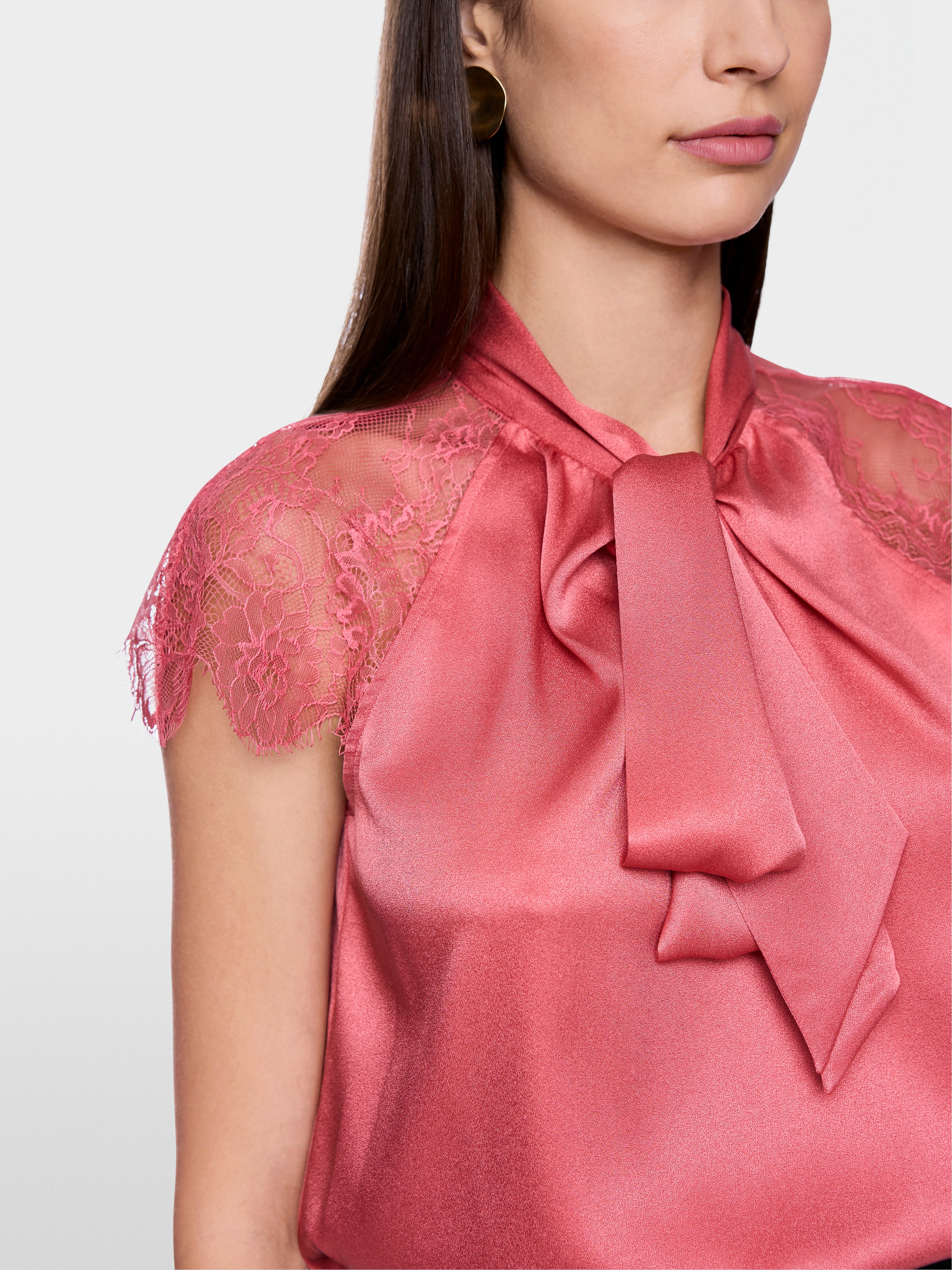 Marc Cain Silk top with bow