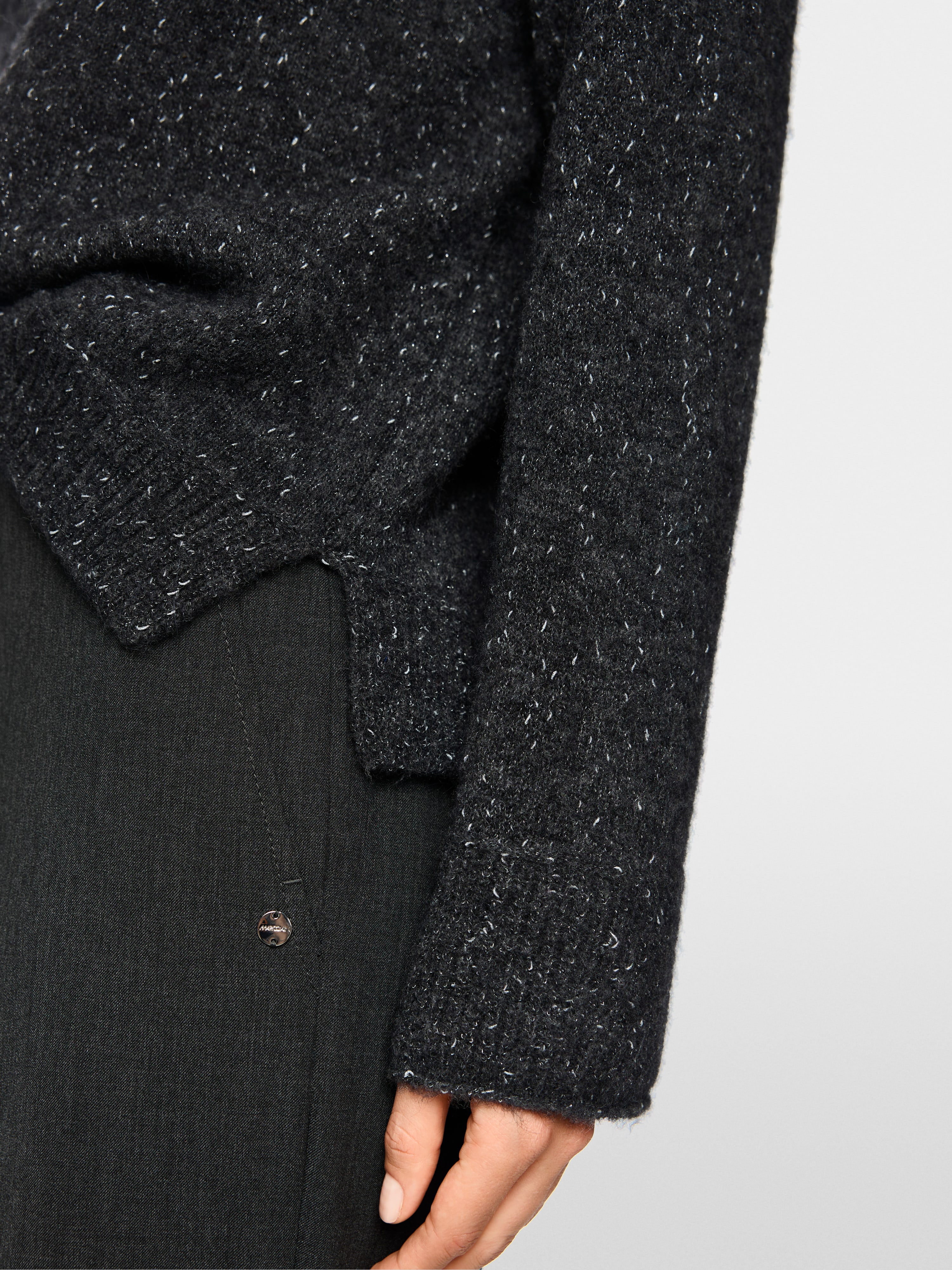 Marc Cain Alpaca mix jumper with glitter details