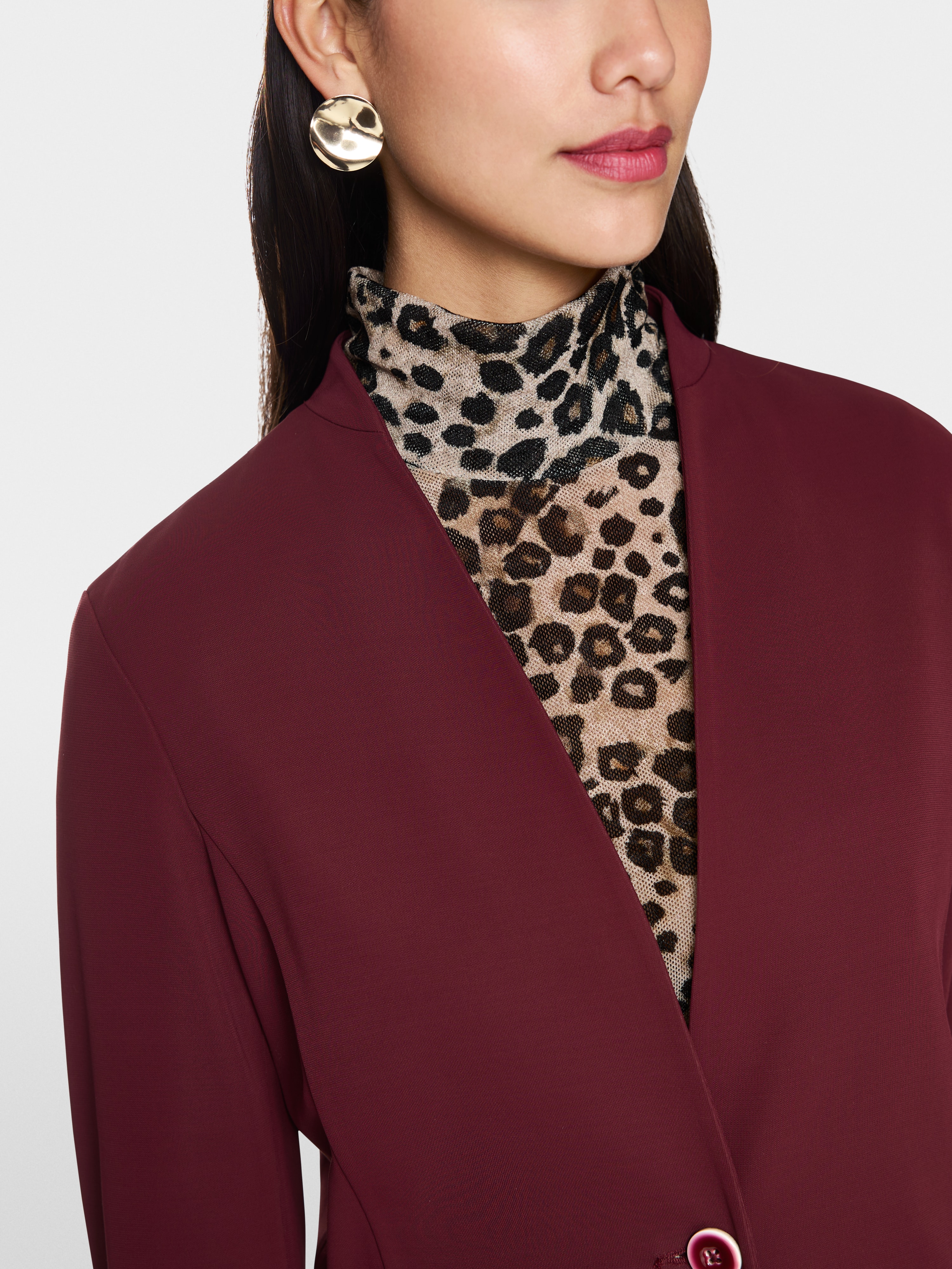 Marc Cain Slightly fitted blazer