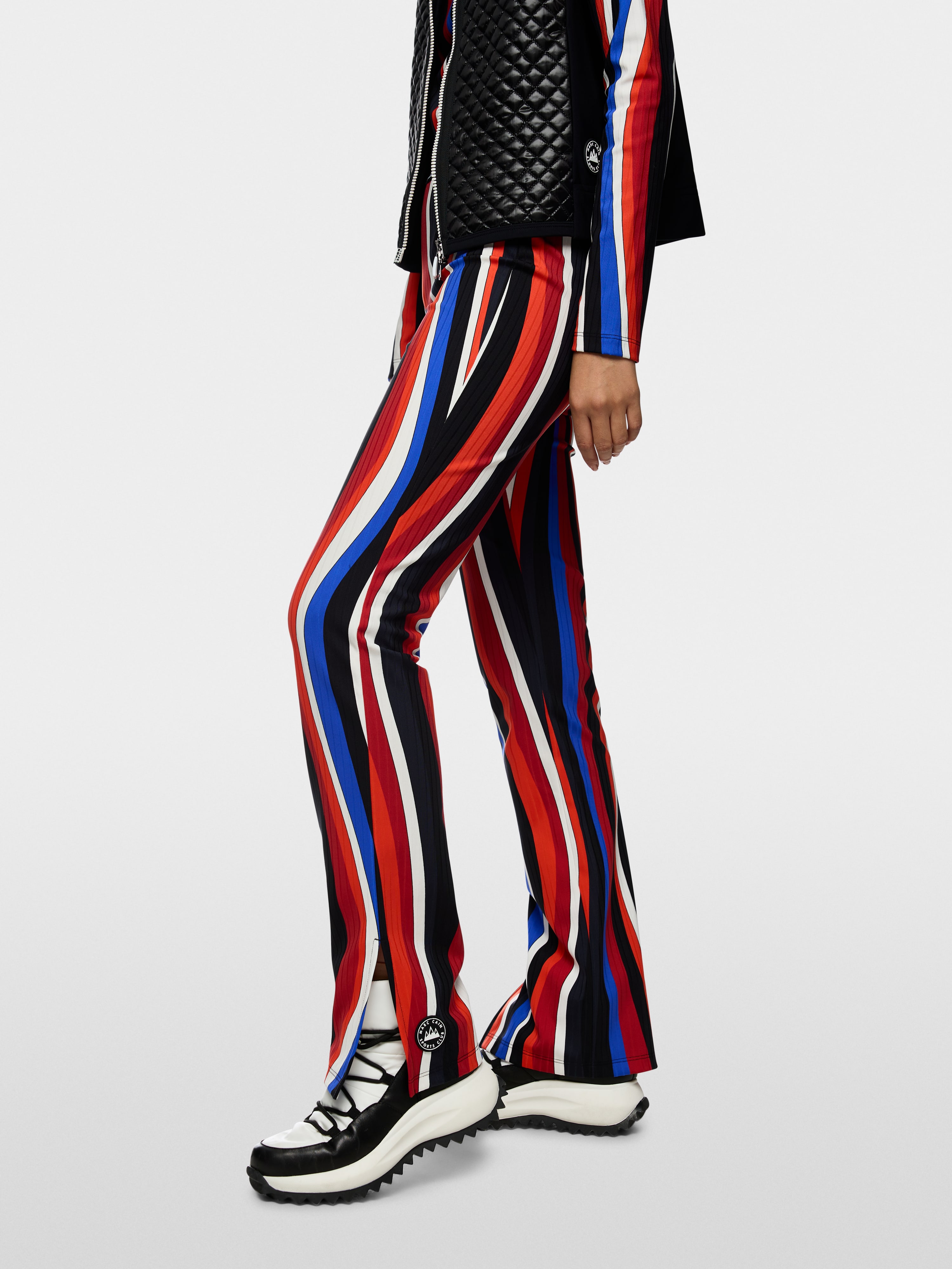 Marc Cain FATSA trousers in retro wave pattern
