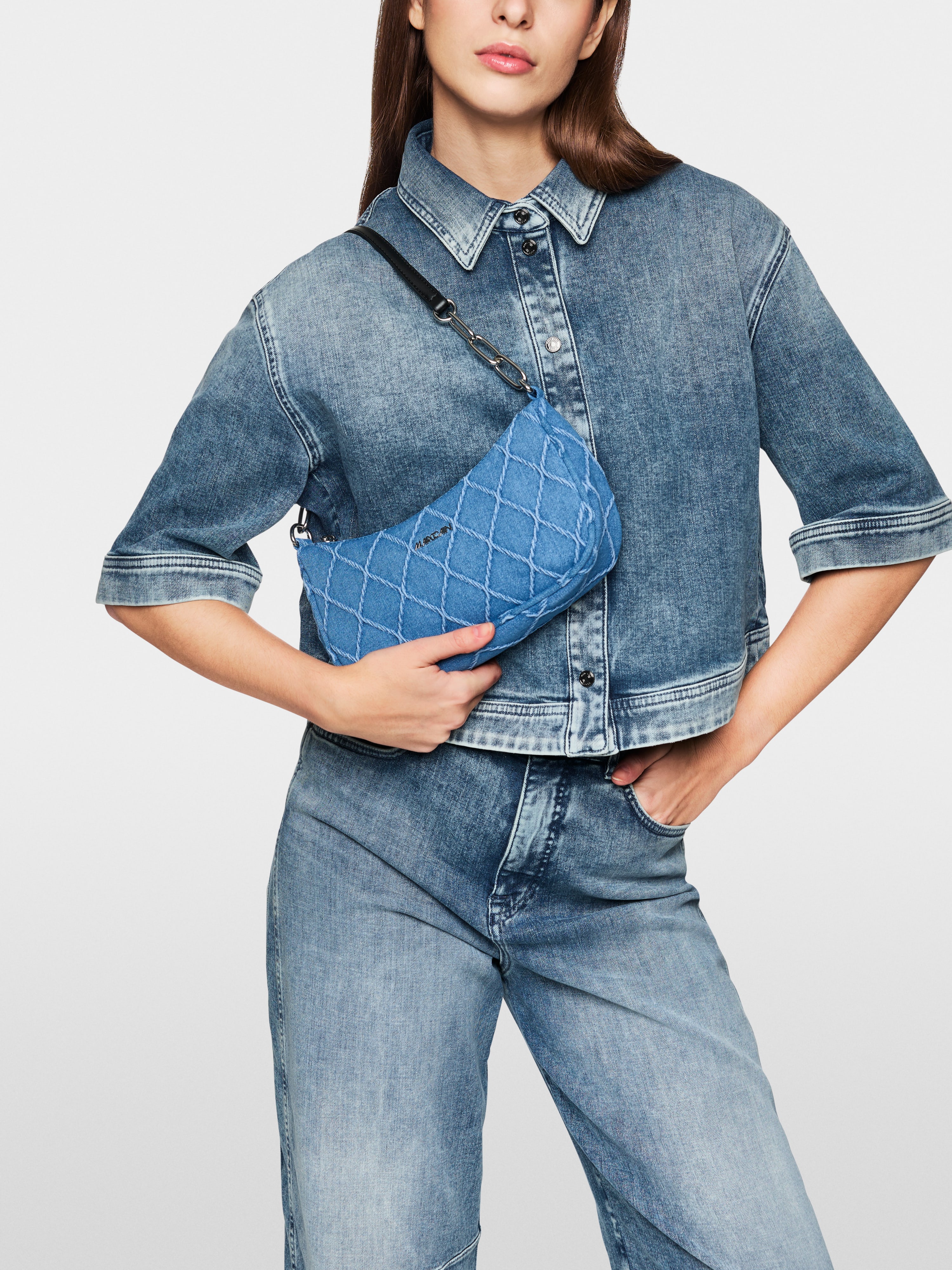 Marc Cain Rethink Together denim blouse