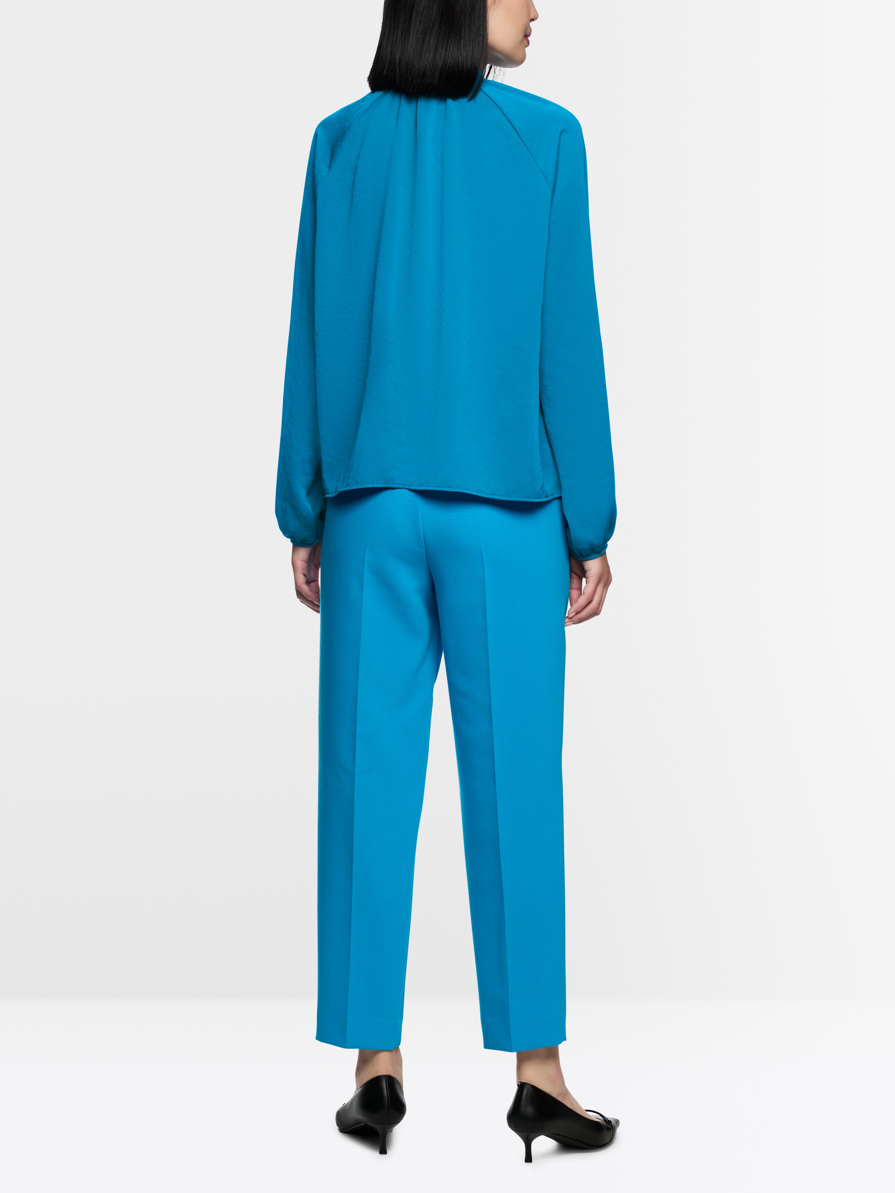 Marc Cain Rethink Together stand-up collar blouse