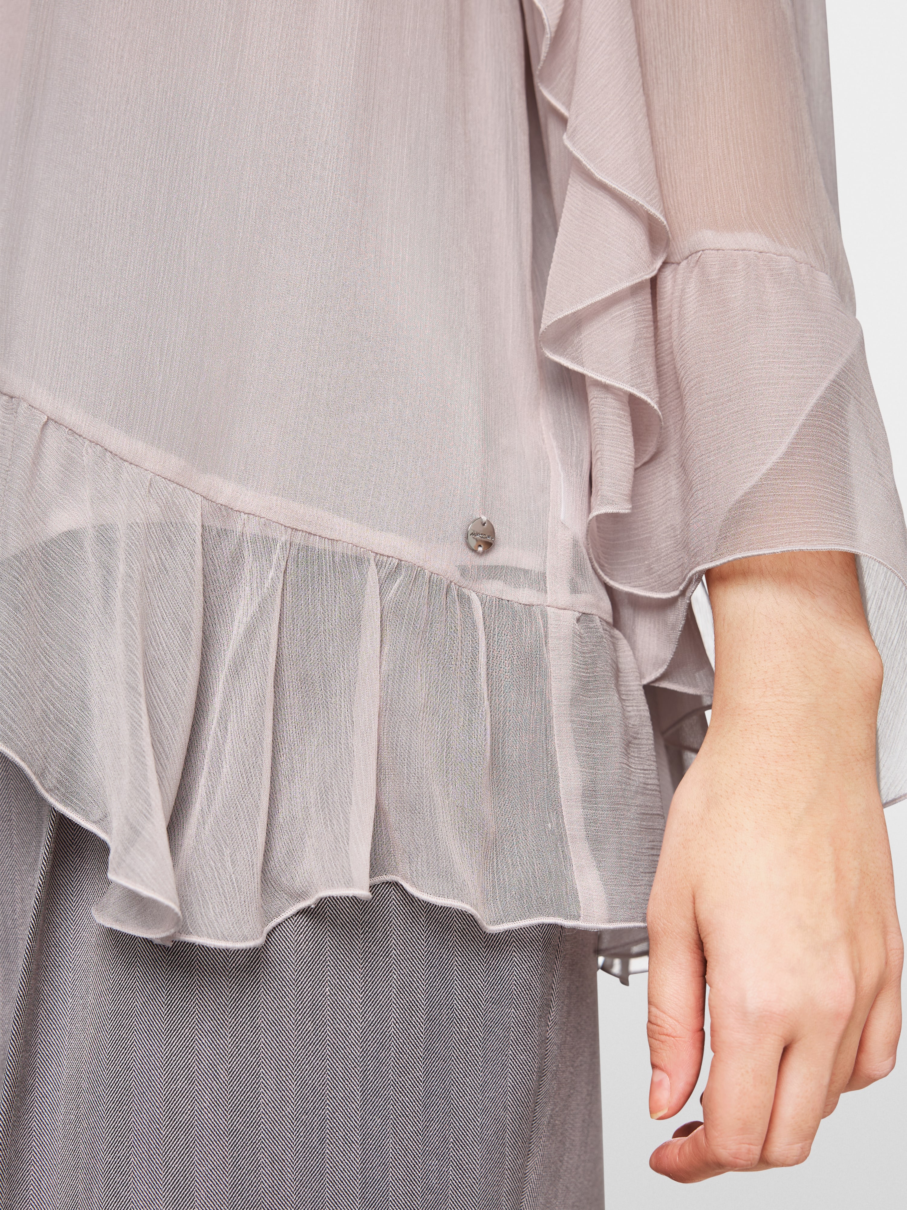 Marc Cain Boho-style flounce blouse