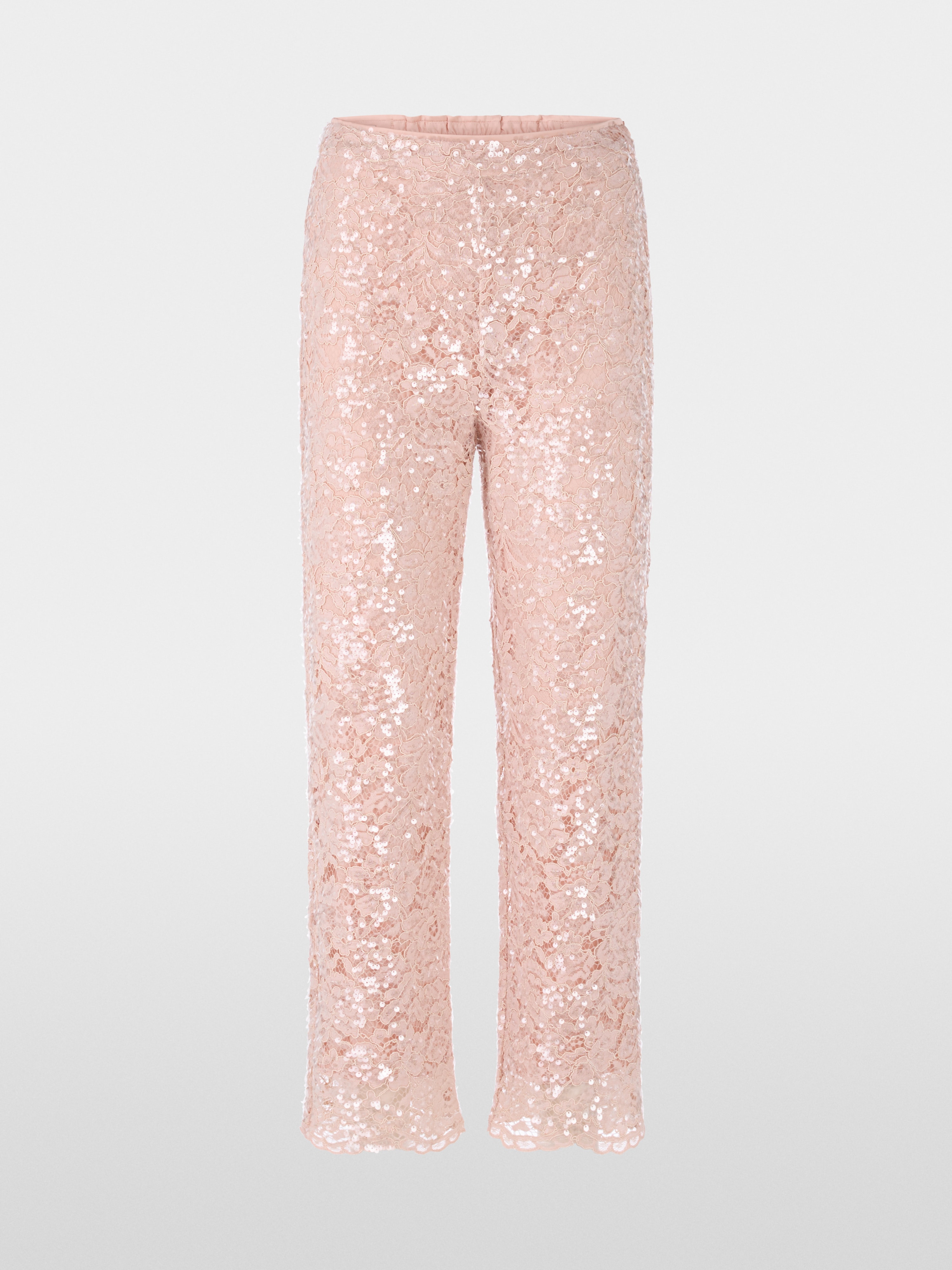 Marc Cain FRIA trousers with sequins and lace