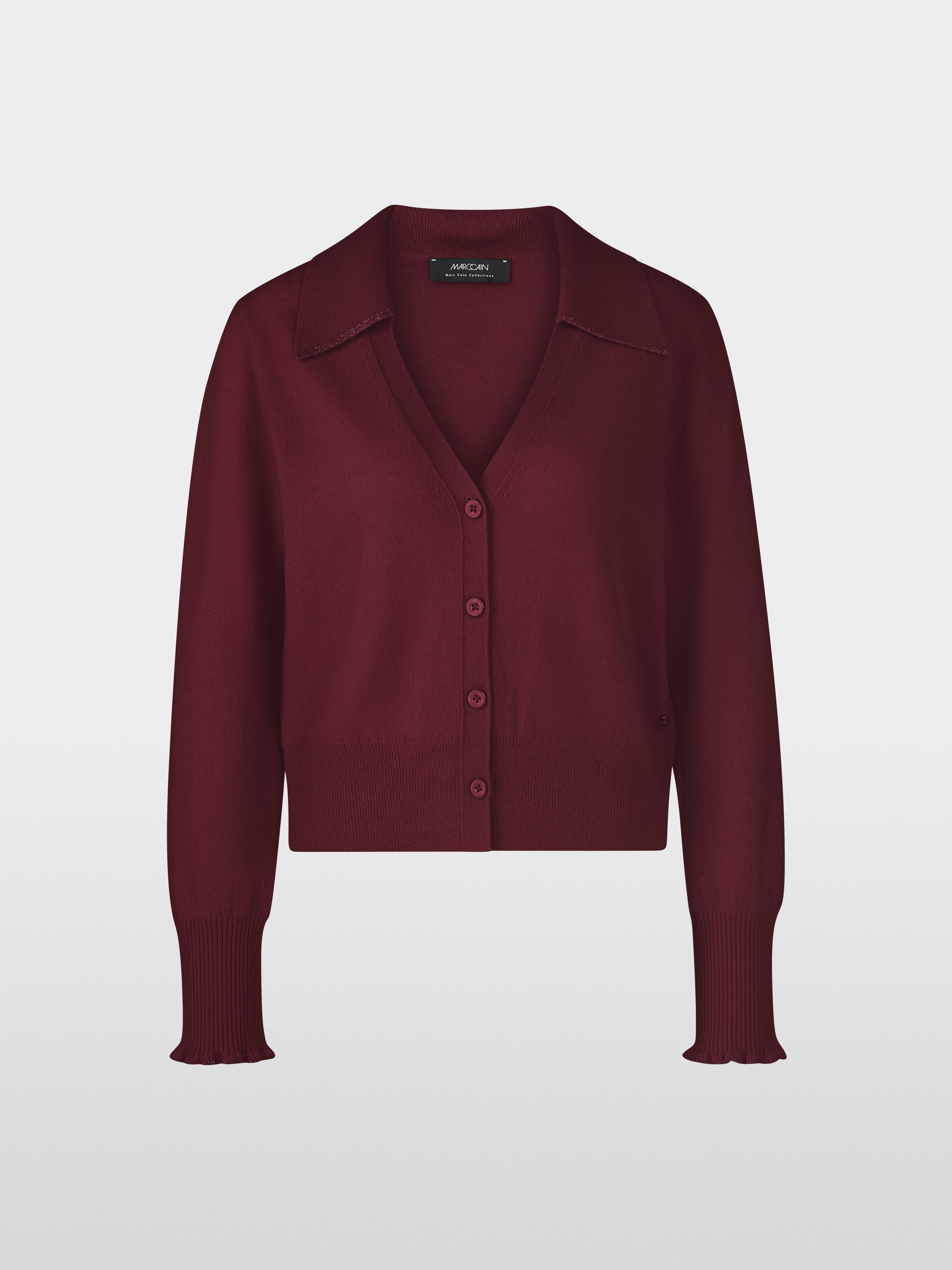 Marc Cain Cropped cashmere cardigan