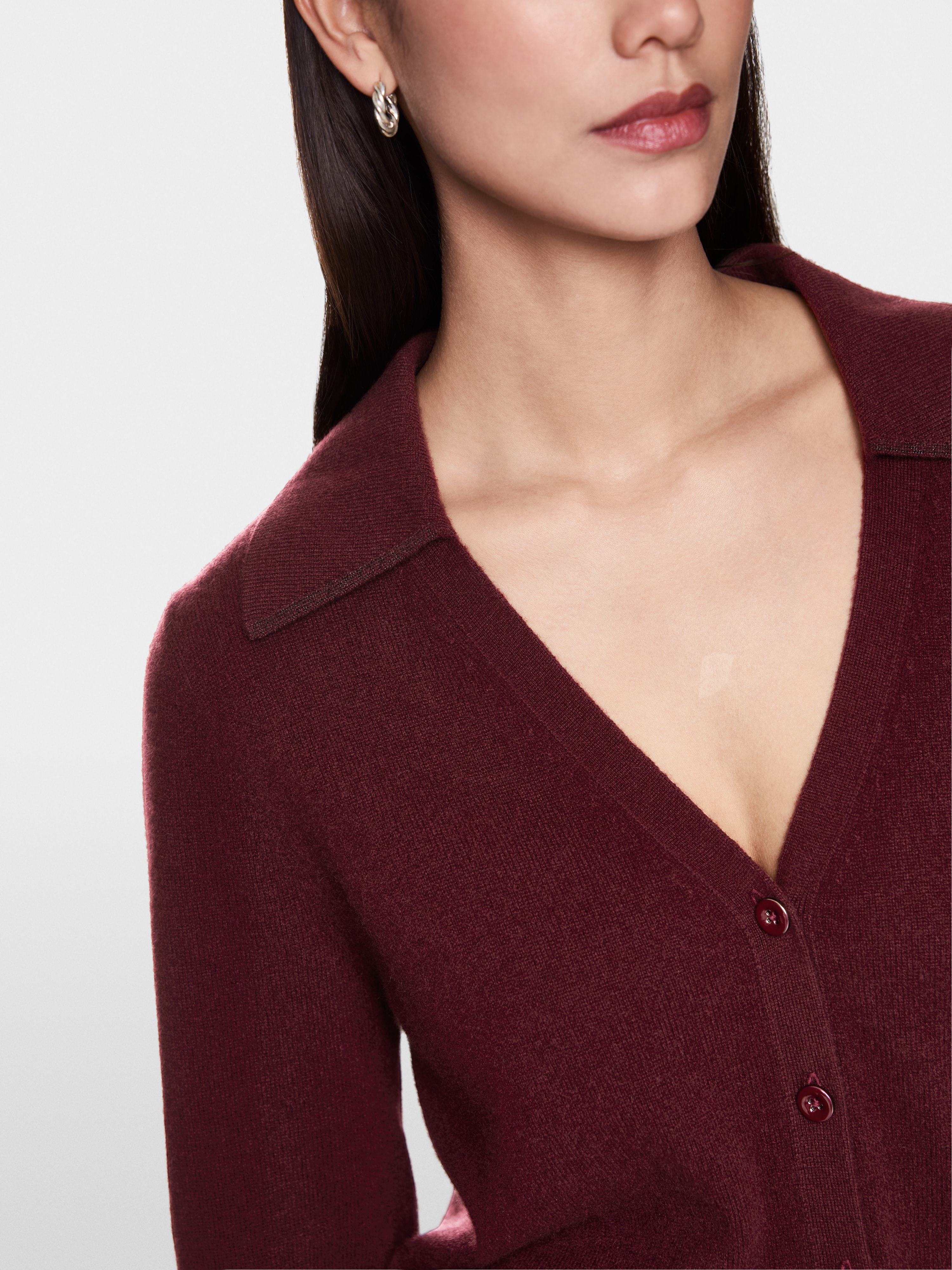 Marc Cain Cropped cashmere cardigan