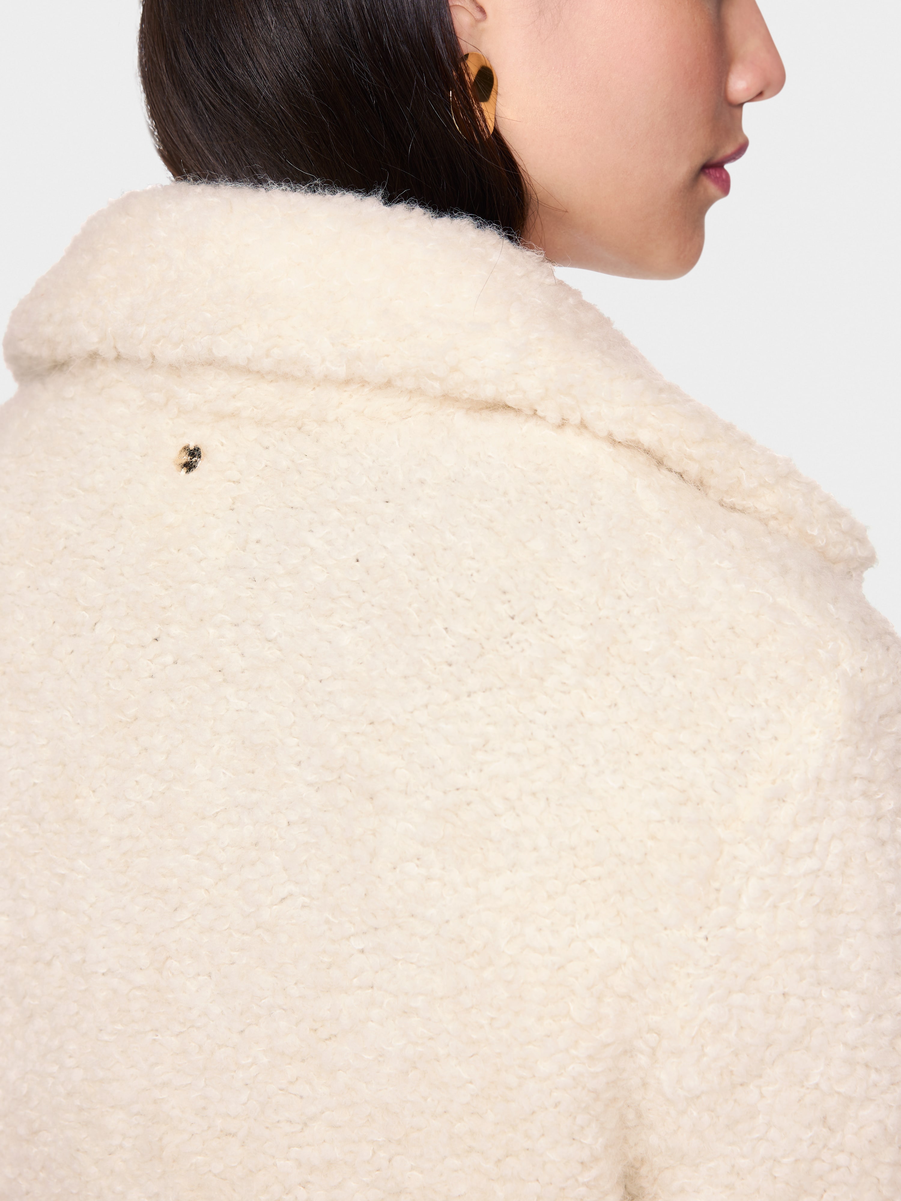 Marc Cain Knitted in Germany bouclé short coat