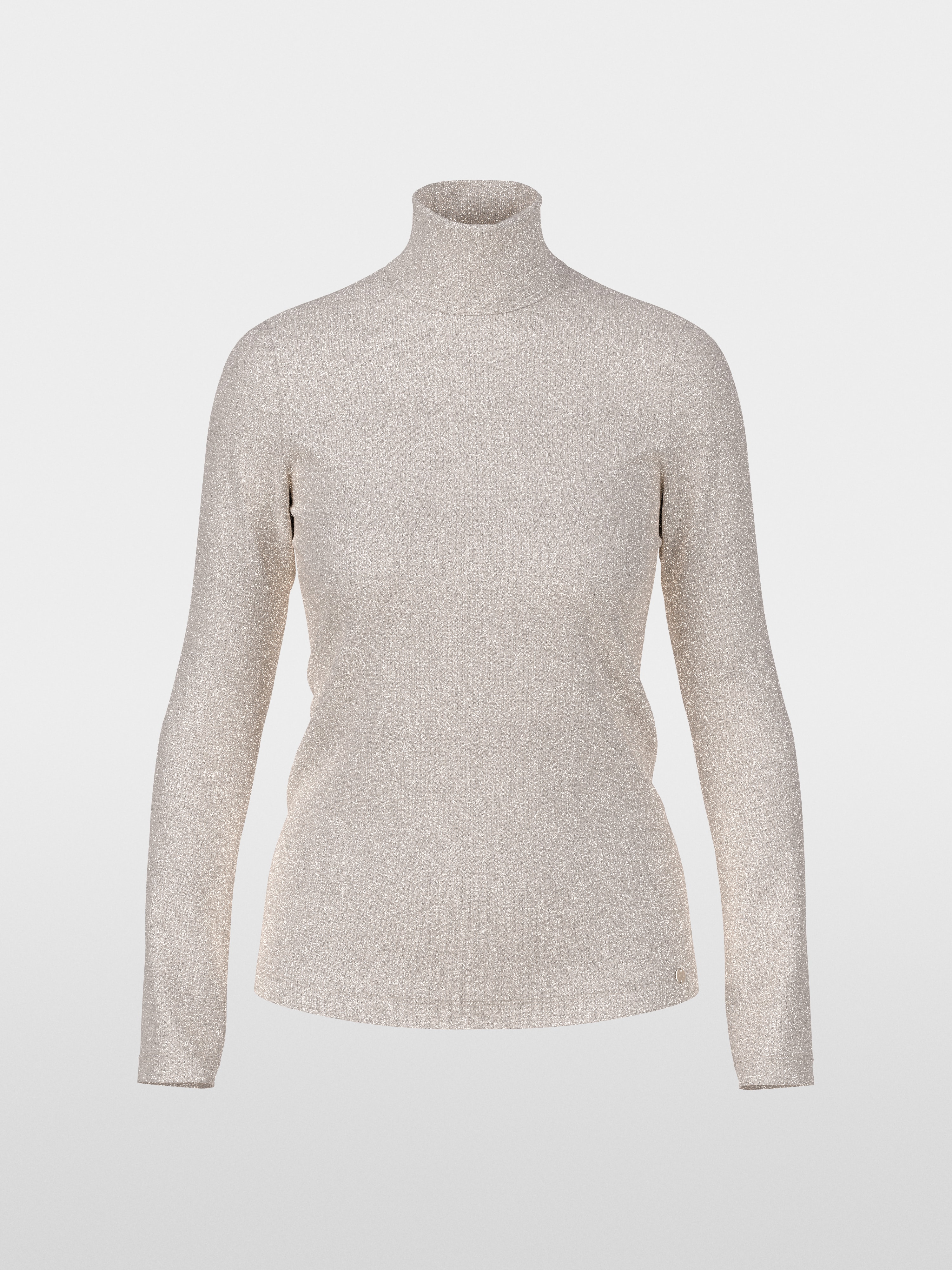 Marc Cain Slim-fit lurex long-sleeved top