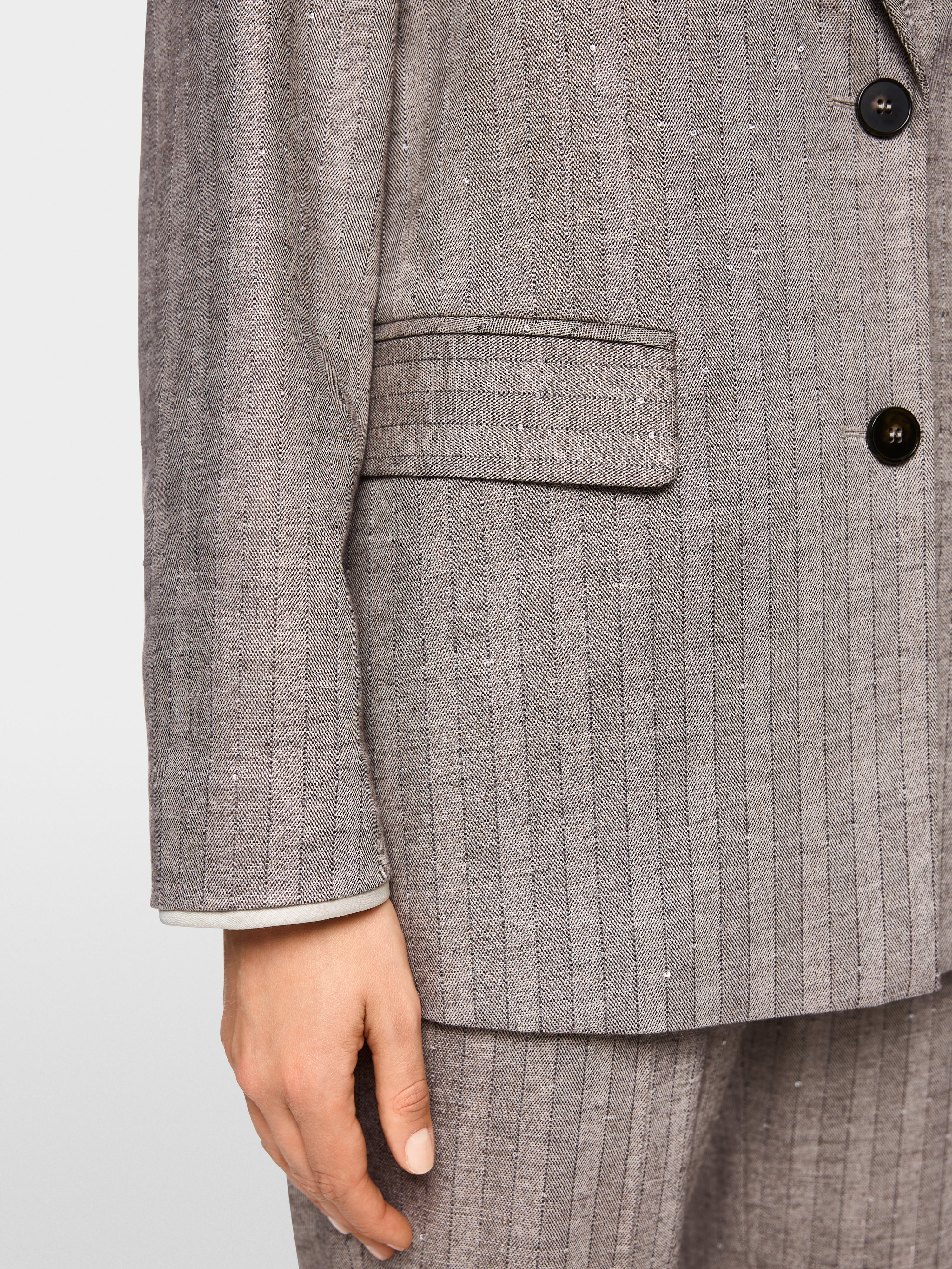 Marc Cain Elegant blazer with stripes